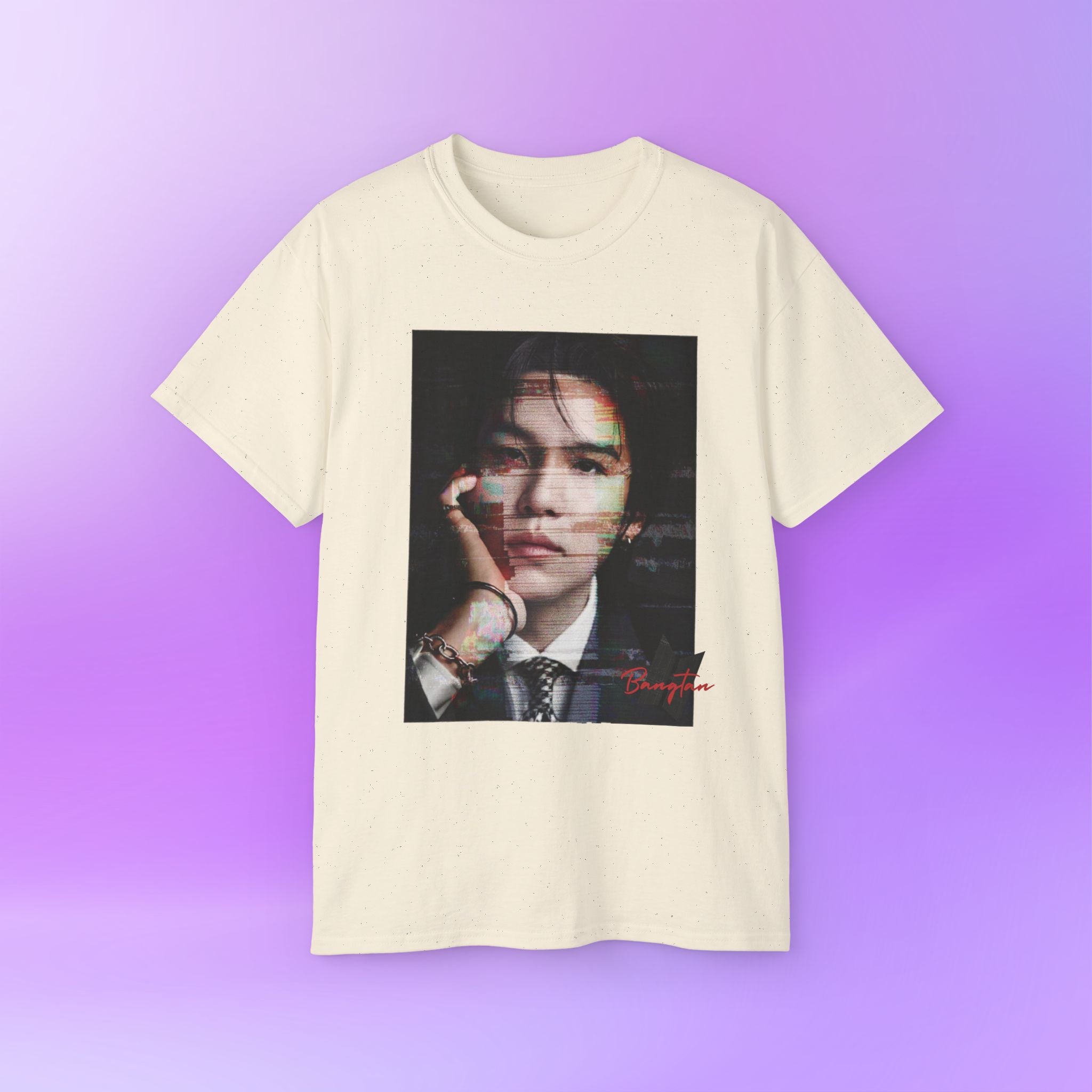 Suga - Yoongi Min Tee Bias Bangtan Sonyeondan BTS | Unisex Graphic Cotton T-Shirt