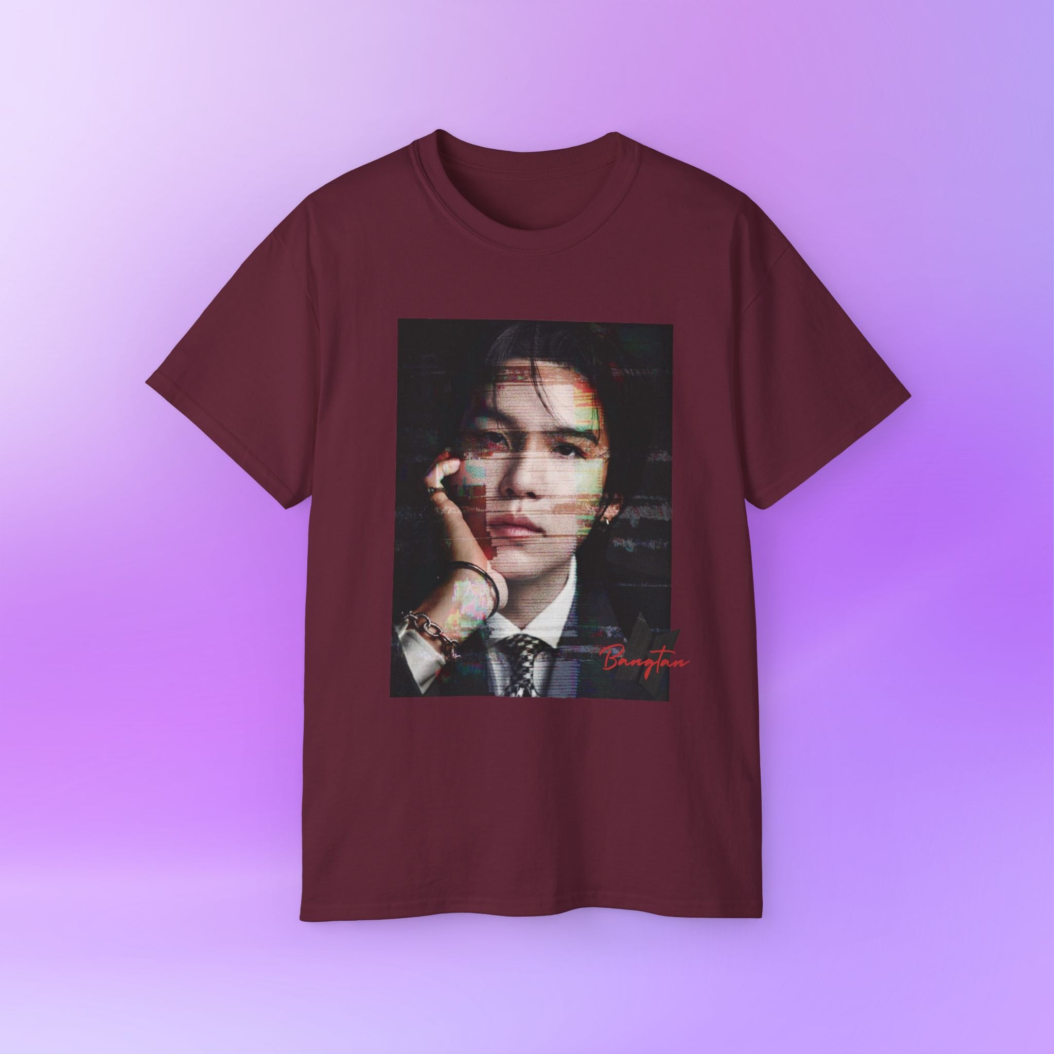 Suga - Yoongi Min Tee Bias Bangtan Sonyeondan BTS | Unisex Graphic Cotton T-Shirt