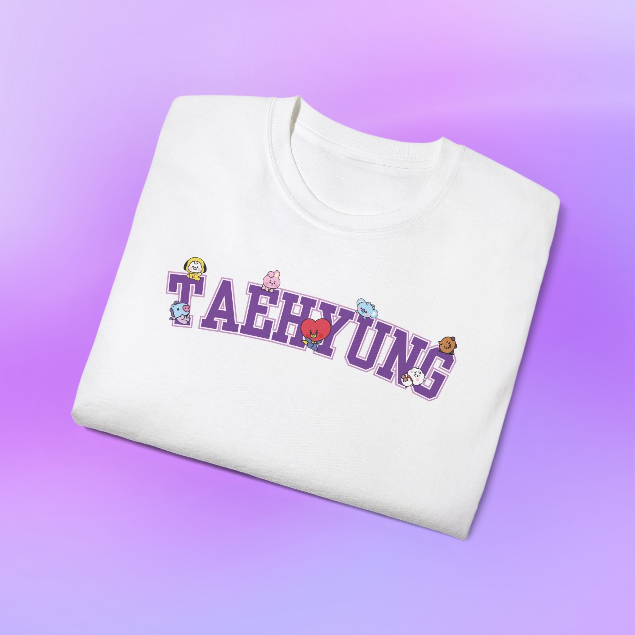 Taehyung BTS Print | Unisex Graphic Cotton T-Shirt