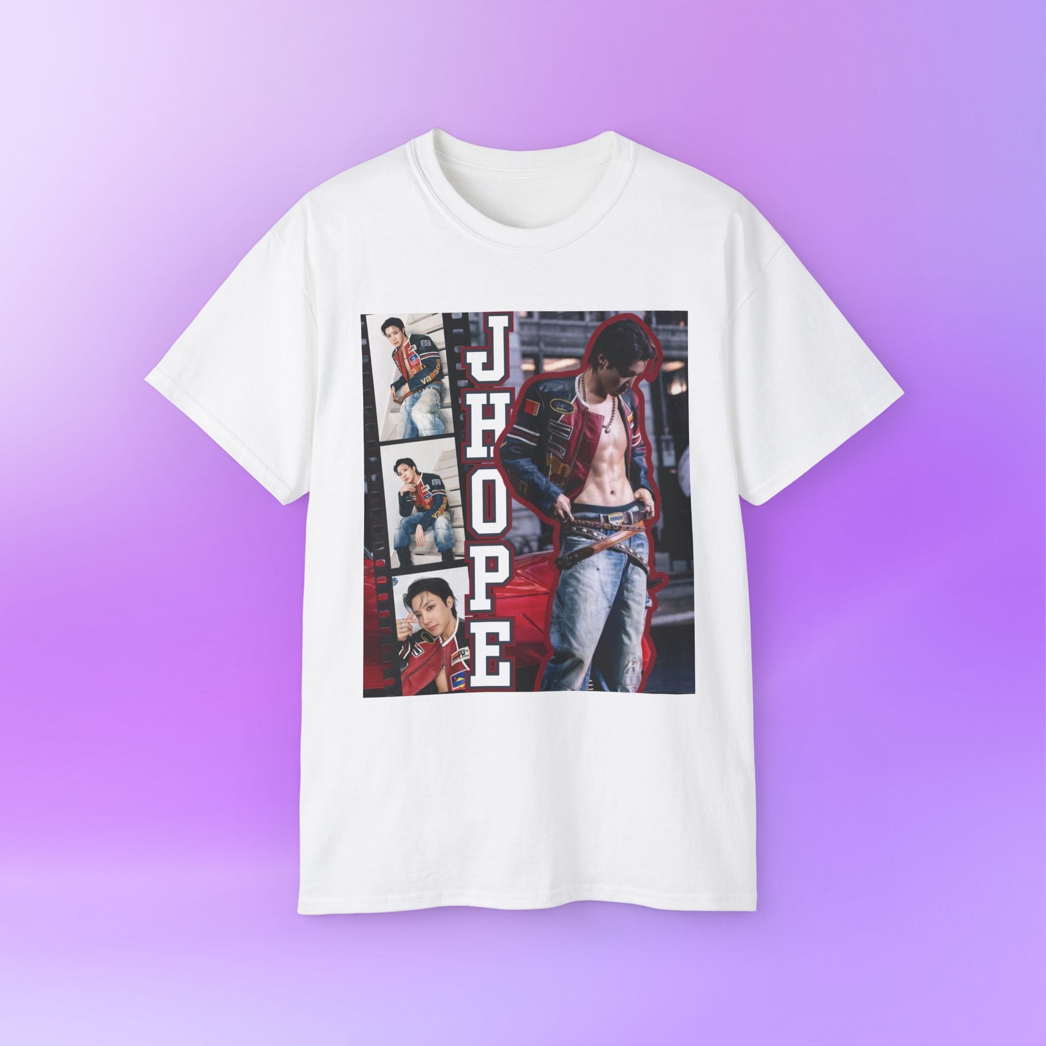 J-Hope Collage Tee Bias Bangtan Sonyeondan BTS | Unisex Graphic Cotton T-Shirt