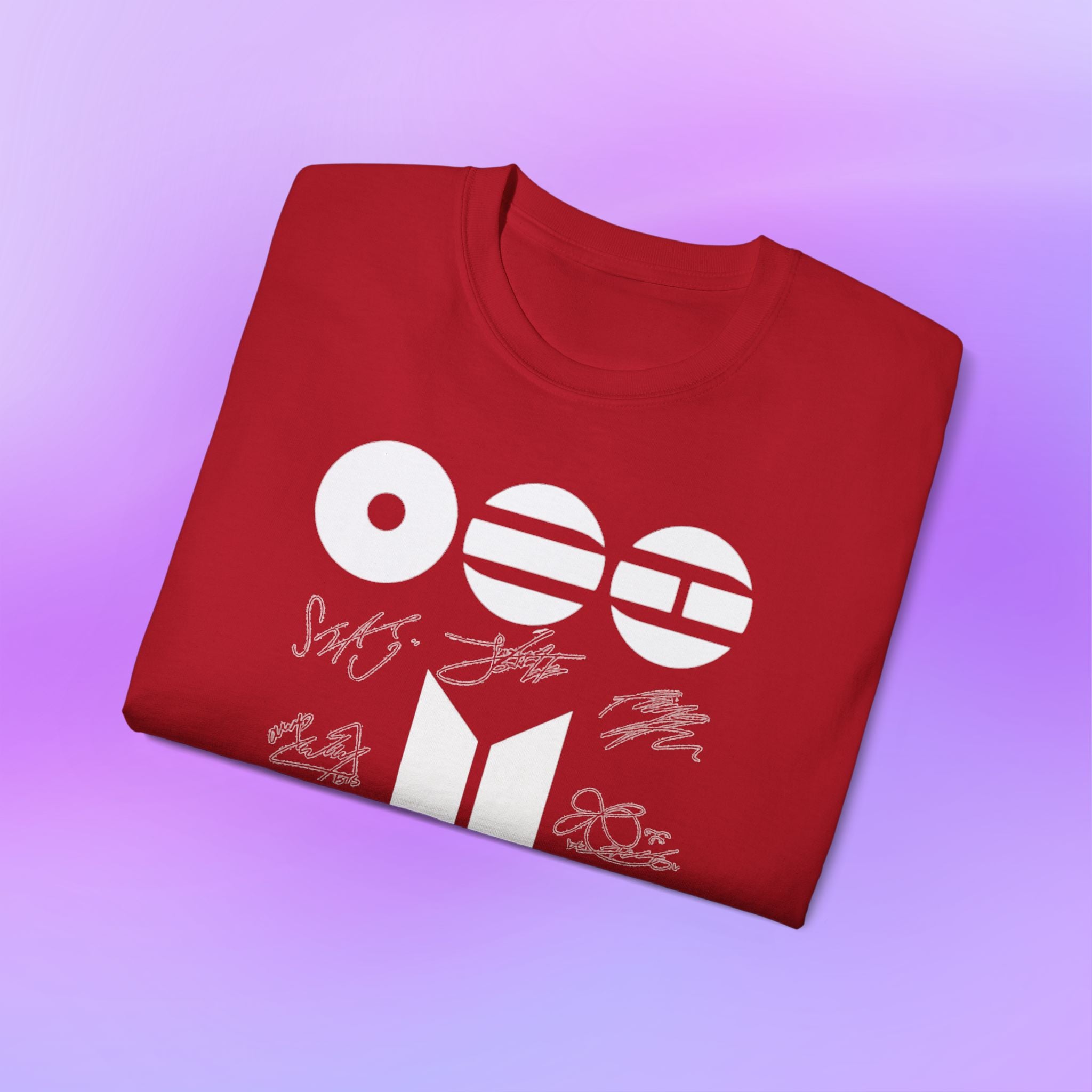 BTS World Tour 2026 Arirang - Bias Signature Print | Unisex Graphic Cotton T-Shirt