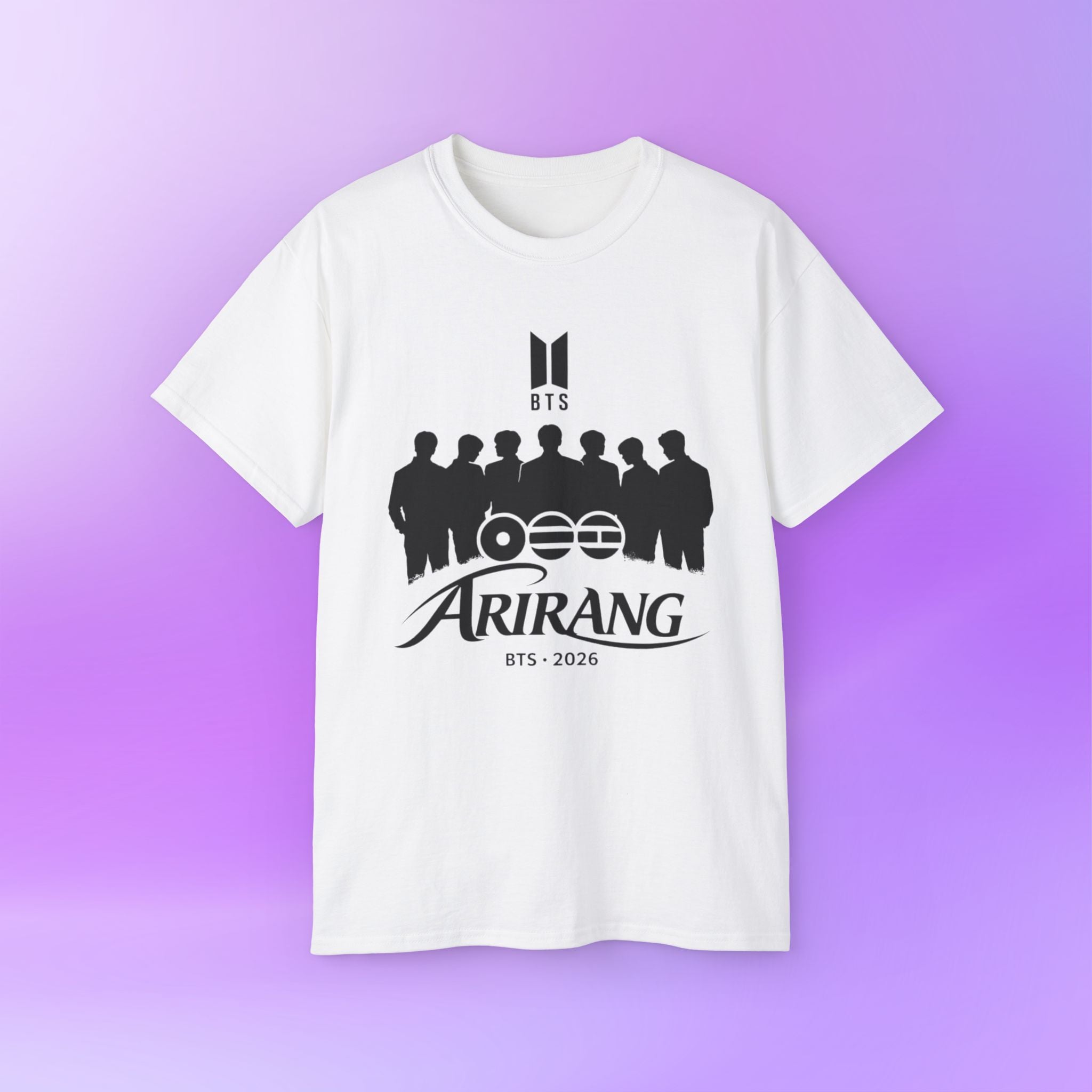 BTS World Tour 2026 Arirang Print | Unisex Graphic Cotton T-Shirt