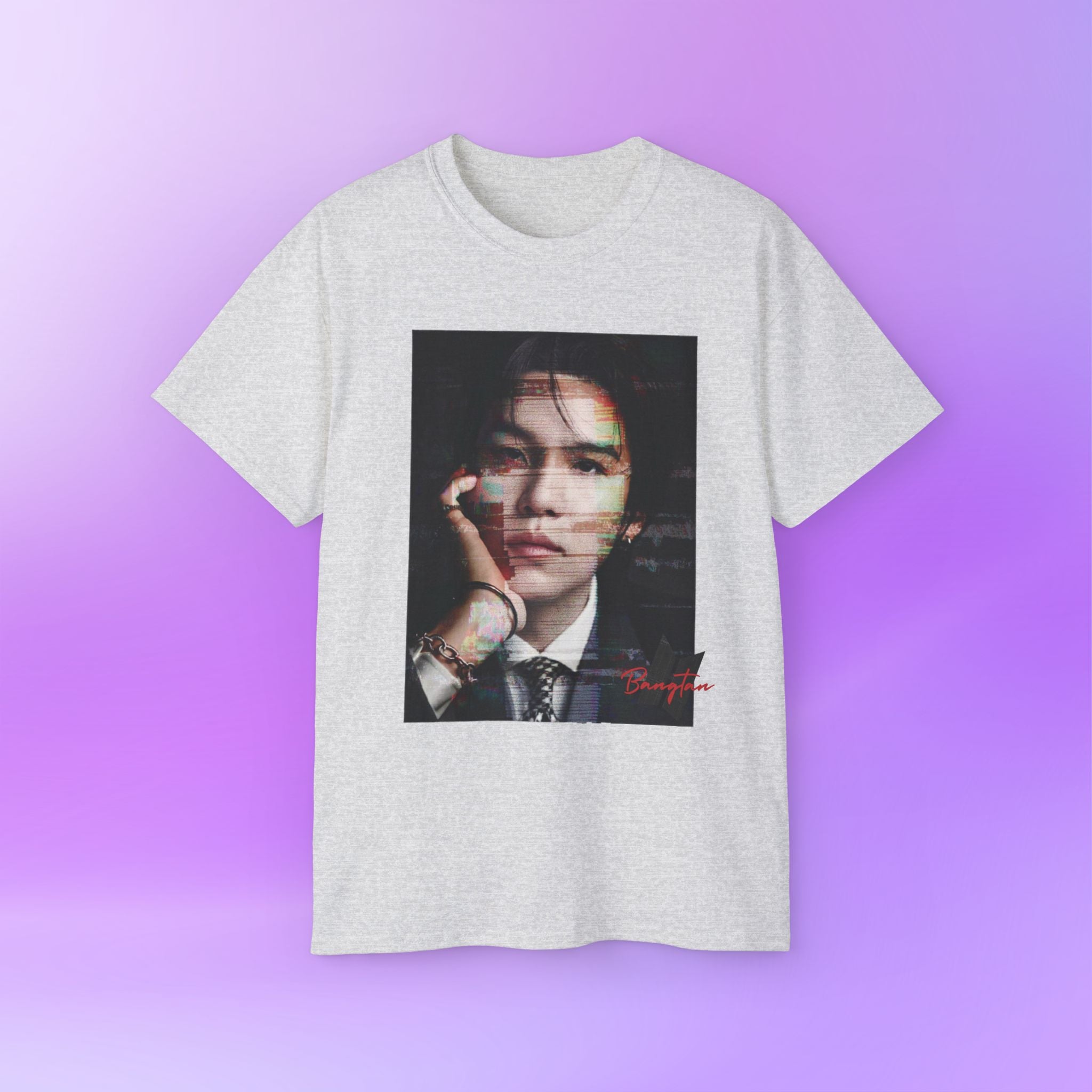 Suga - Yoongi Min Tee Bias Bangtan Sonyeondan BTS | Unisex Graphic Cotton T-Shirt