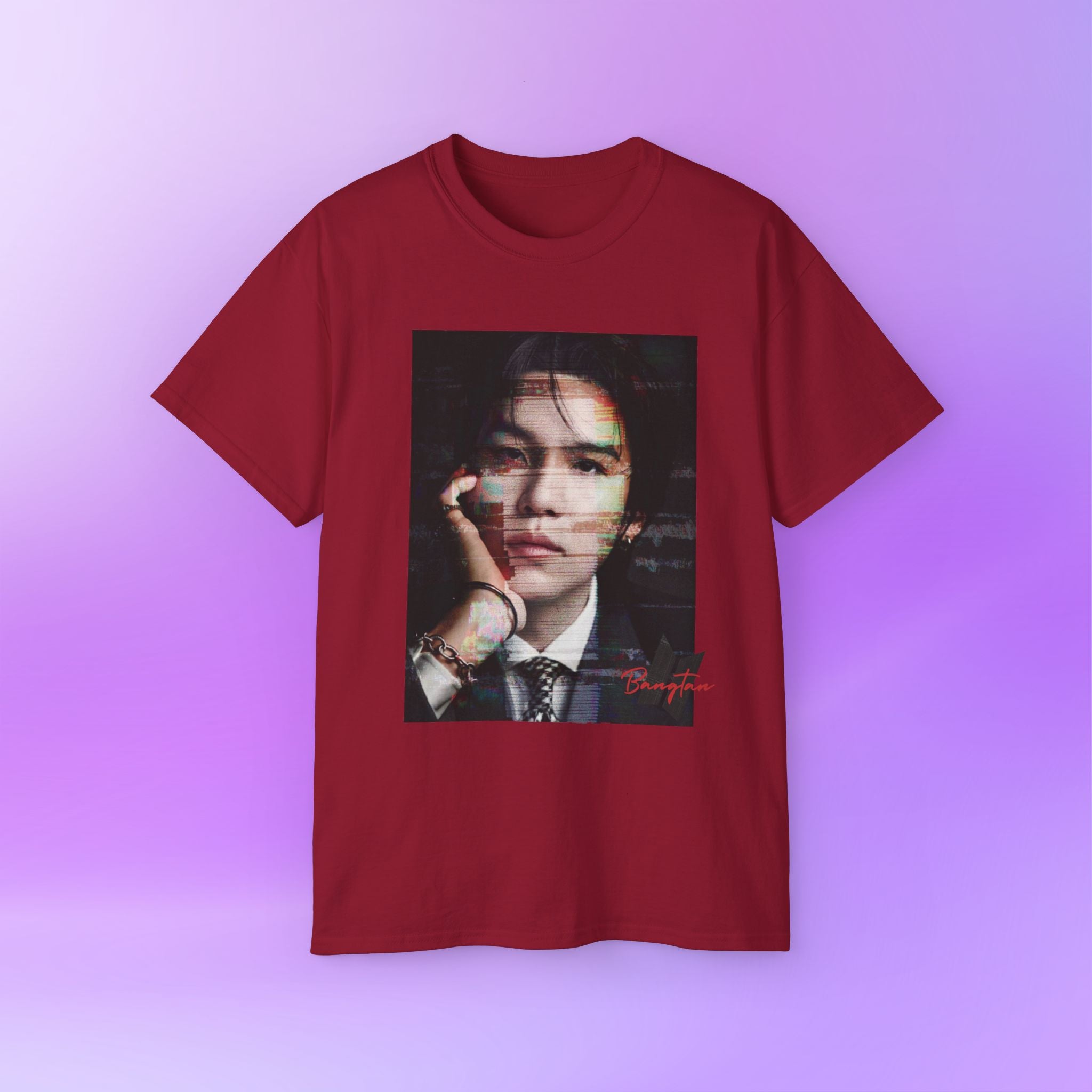 Suga - Yoongi Min Tee Bias Bangtan Sonyeondan BTS | Unisex Graphic Cotton T-Shirt