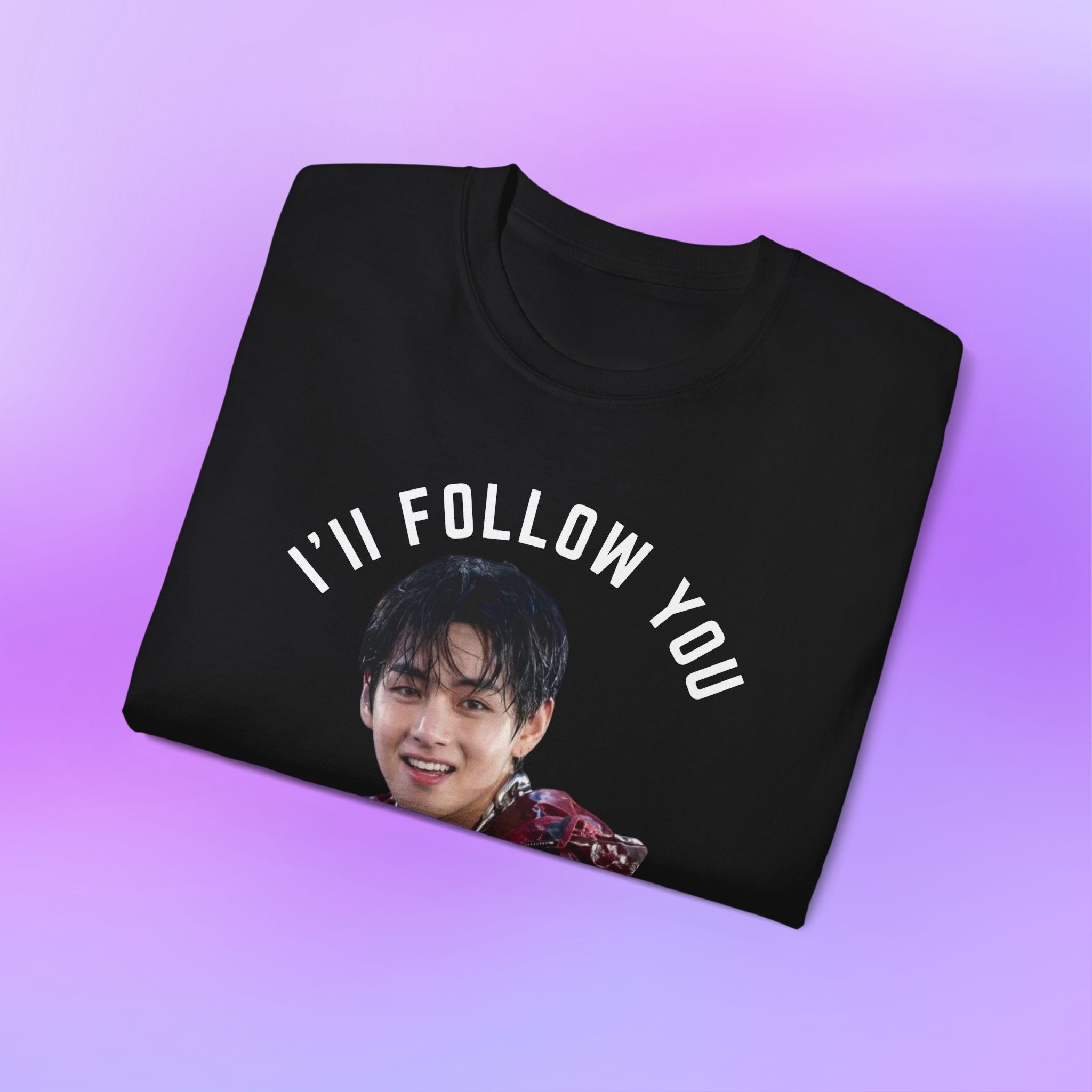 I'll Follow you into the Sun - V Taehyung thv Tee Bias Bangtan BTS | Unisex Graphic Cotton T-Shirt