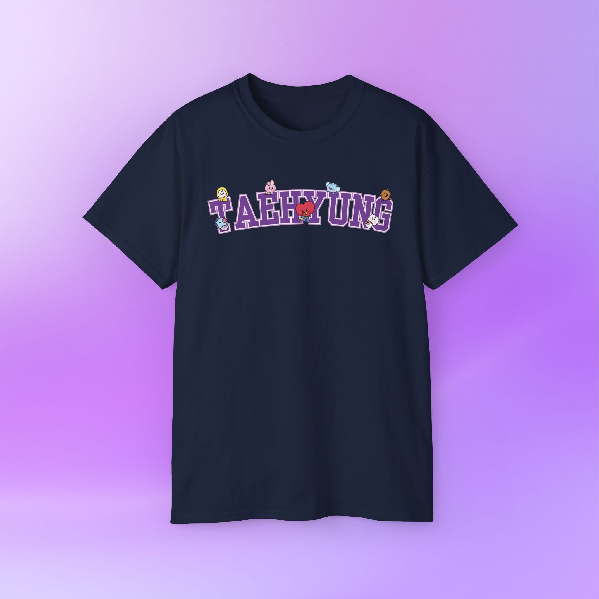 Taehyung BTS Print | Unisex Graphic Cotton T-Shirt