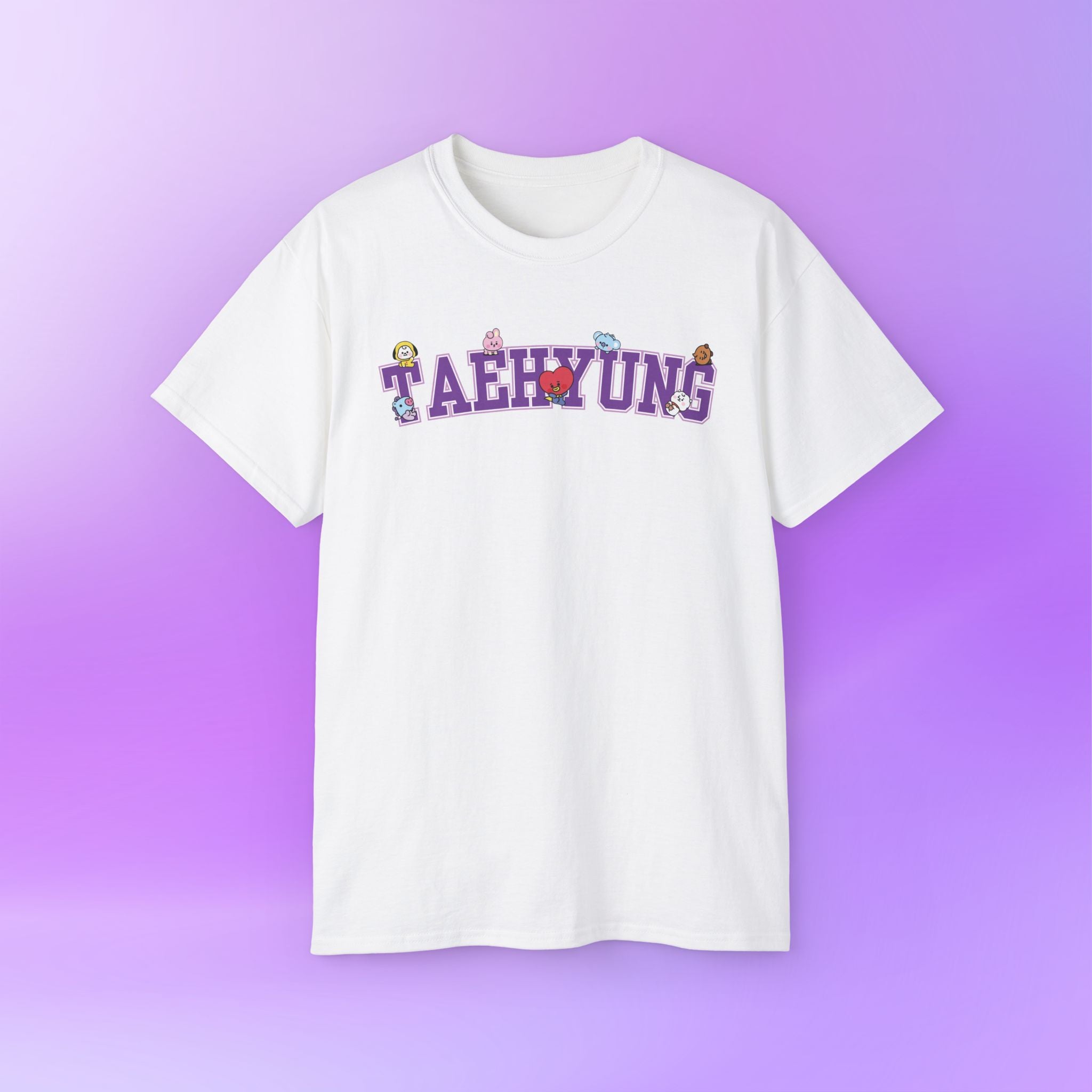 Taehyung BTS Print | Unisex Graphic Cotton T-Shirt