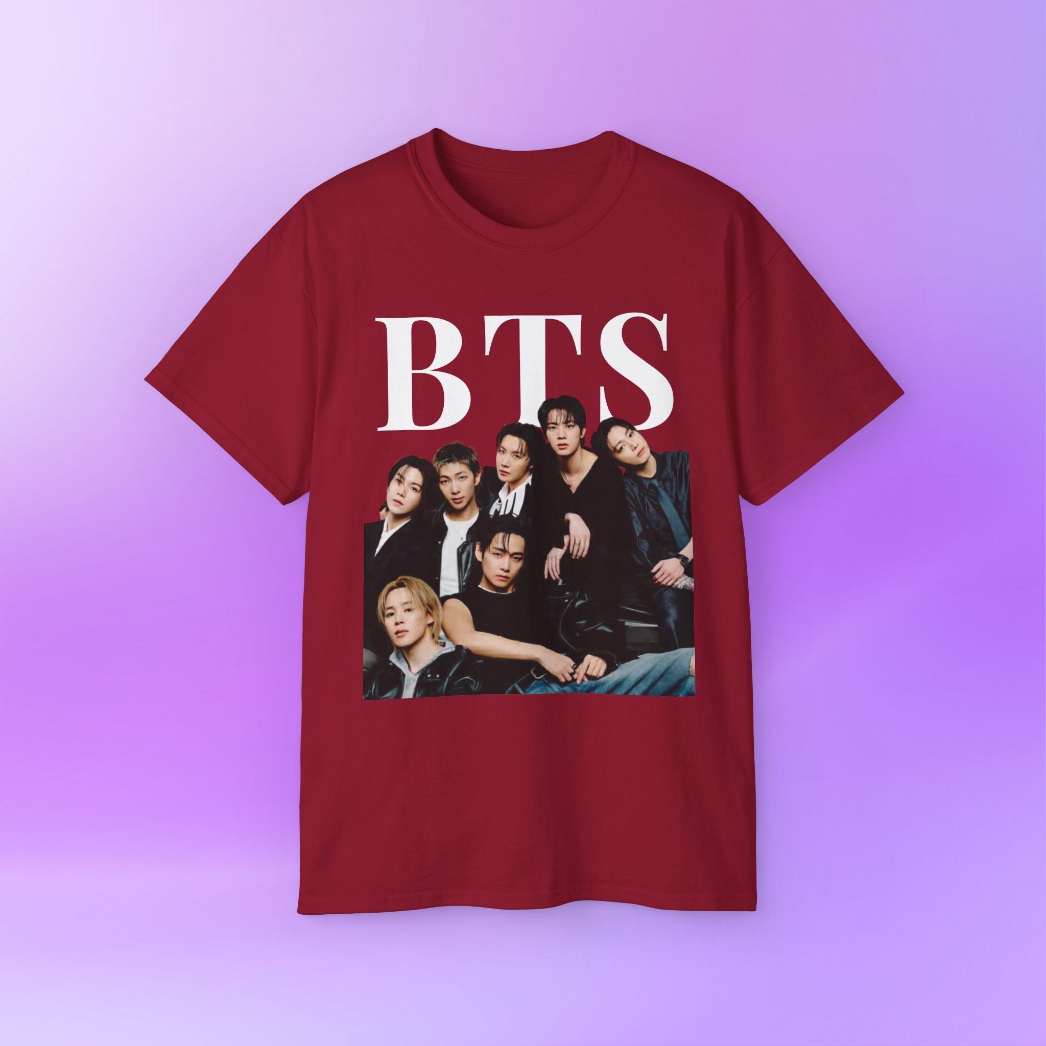 BTS Member Print Bangtan Sonyeondan | Unisex Cotton Shirt