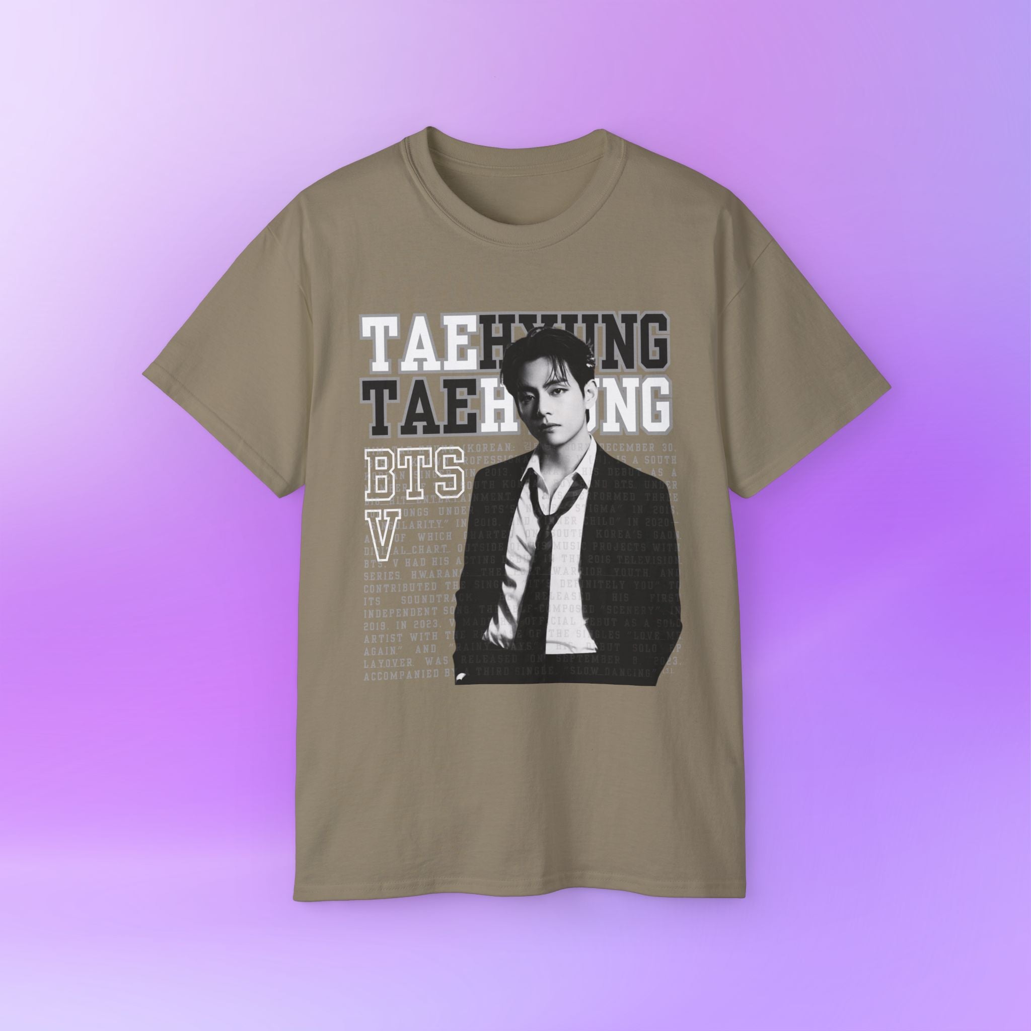 V Taehyung thv Tee Bias Bangtan Sonyeondan BTS | Unisex Graphic Cotton T-Shirt