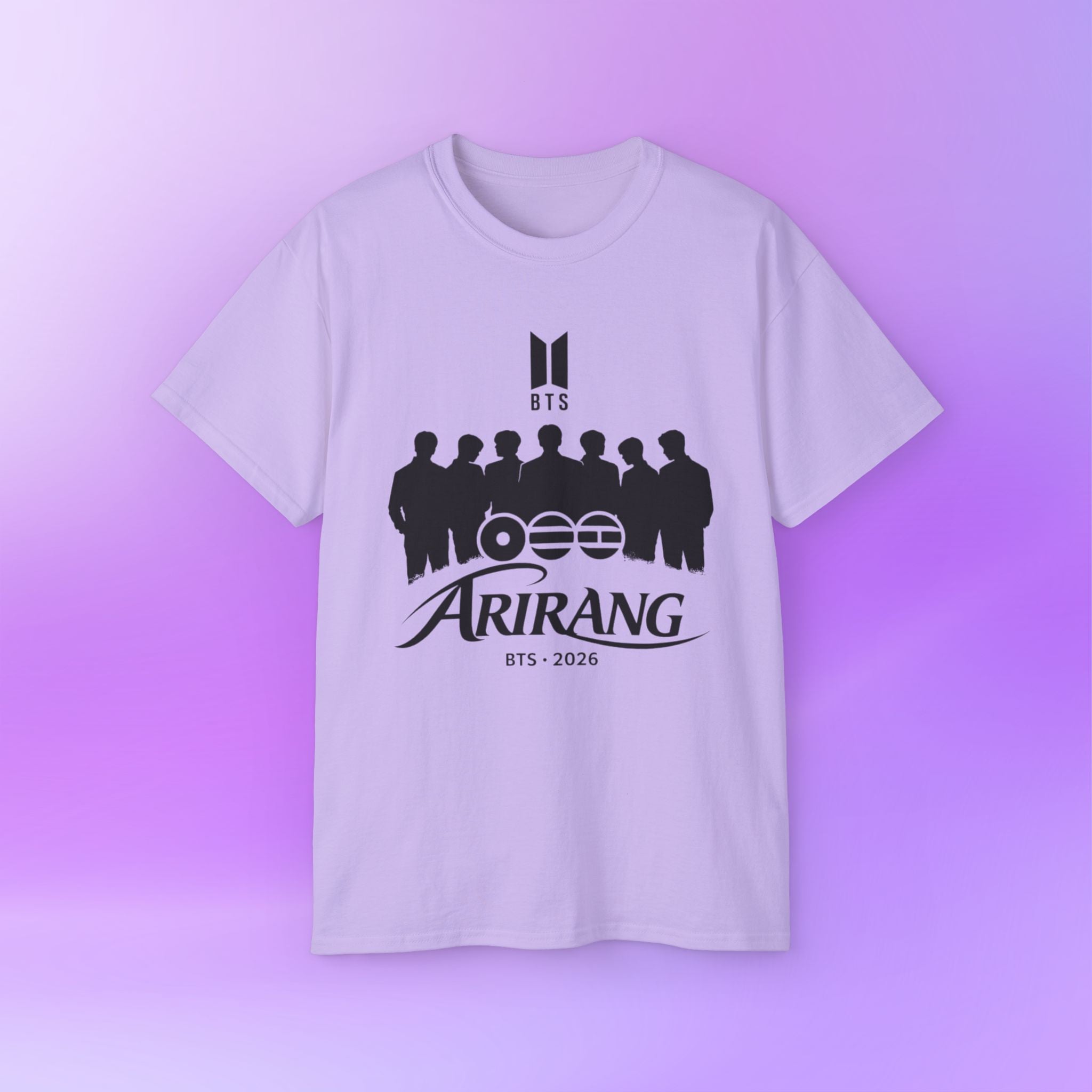 BTS World Tour 2026 Arirang Print | Unisex Graphic Cotton T-Shirt