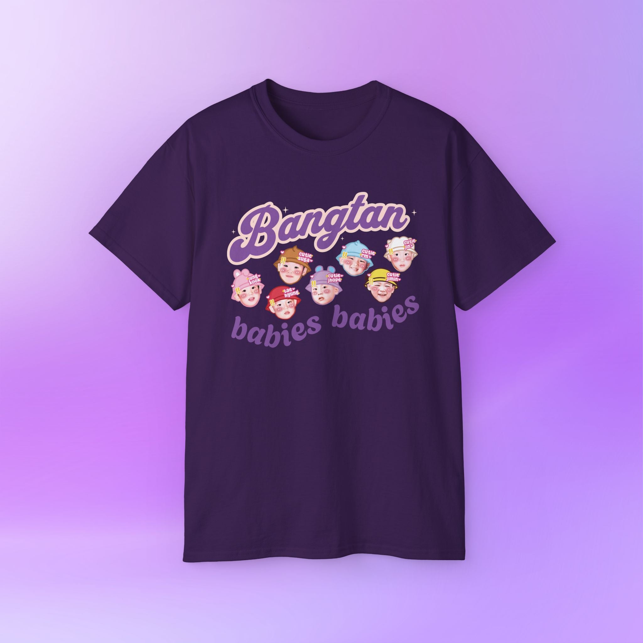 Bangtan Babies BTS Print | Unisex Graphic Cotton T-Shirt