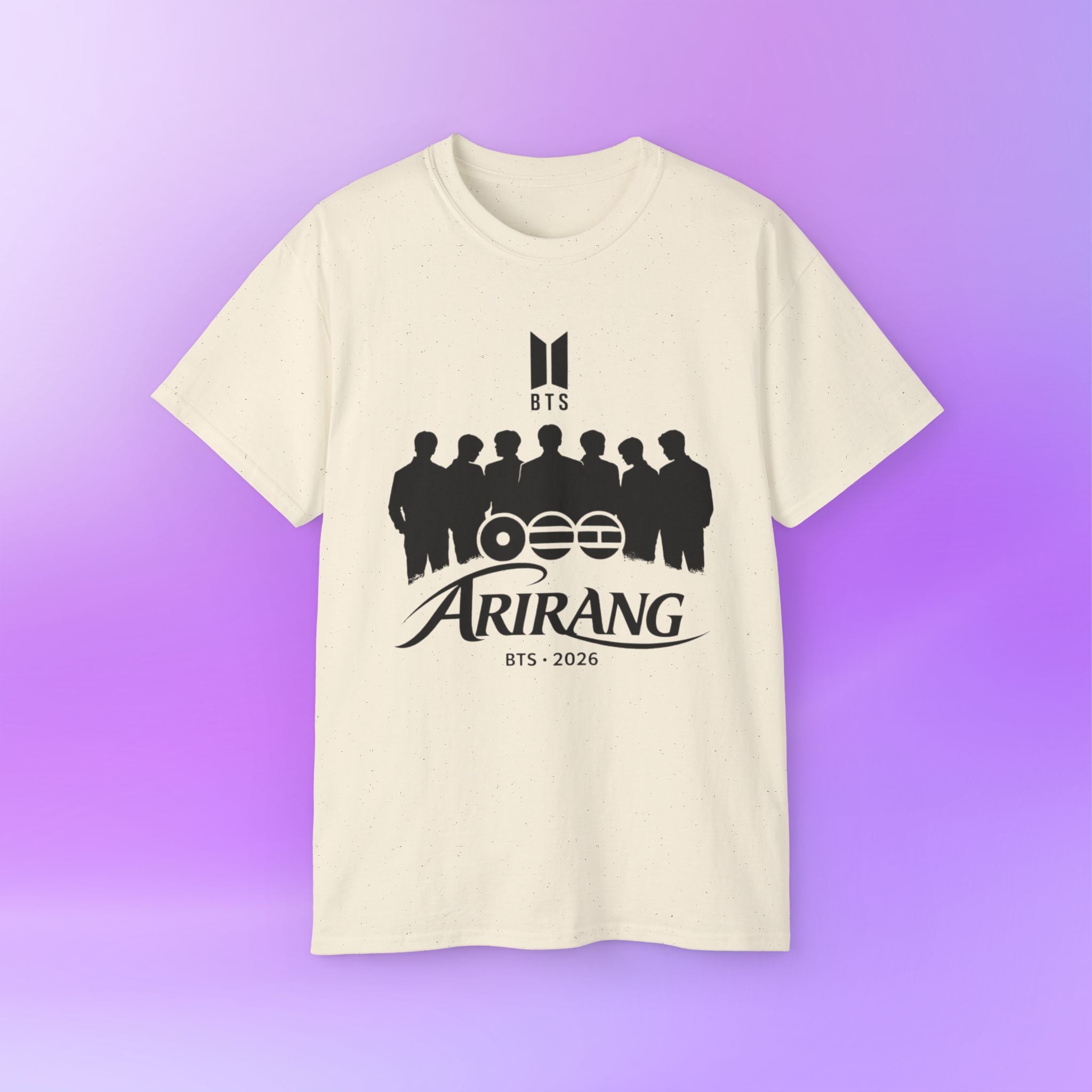 BTS World Tour 2026 Arirang Print | Unisex Graphic Cotton T-Shirt