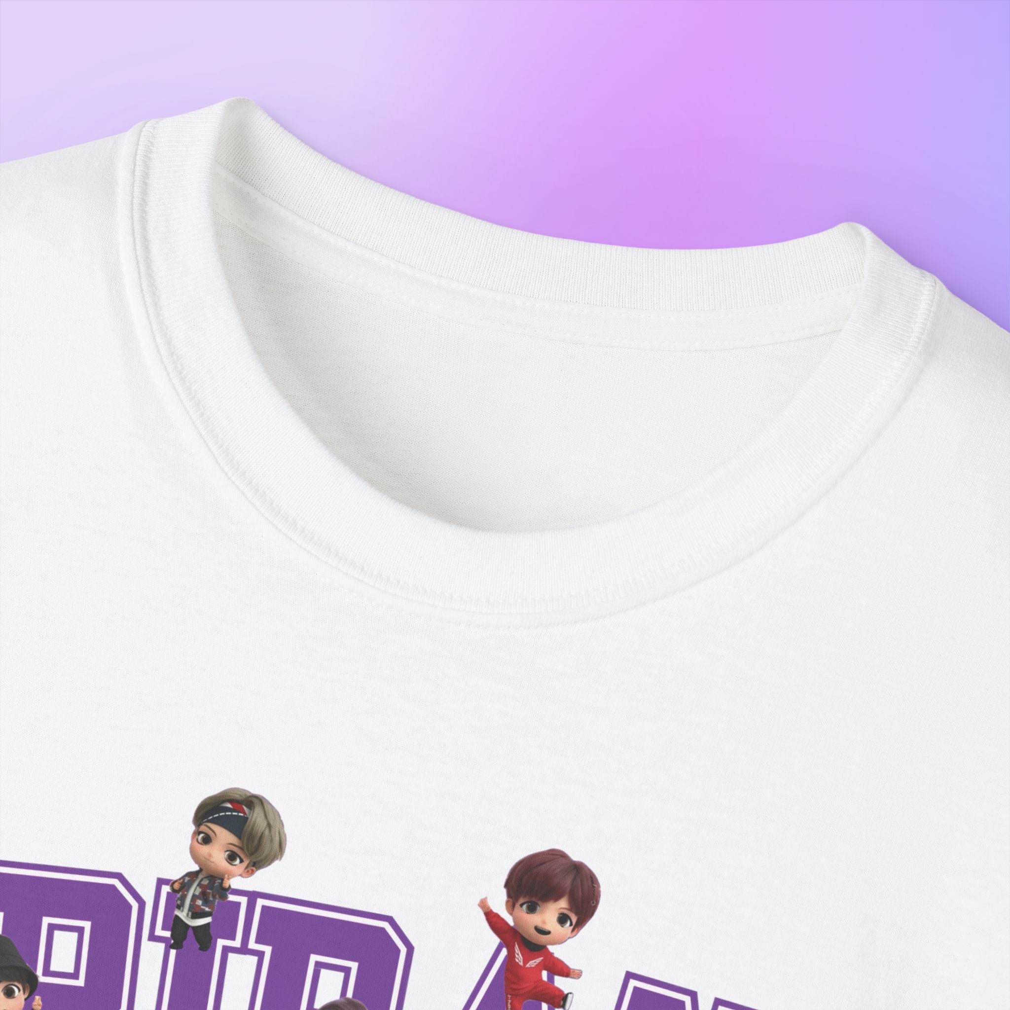 Arirang Bangtan Sonyeondan BTS, tinytan Cute Print  Unisex Cotton Tee Shirt
