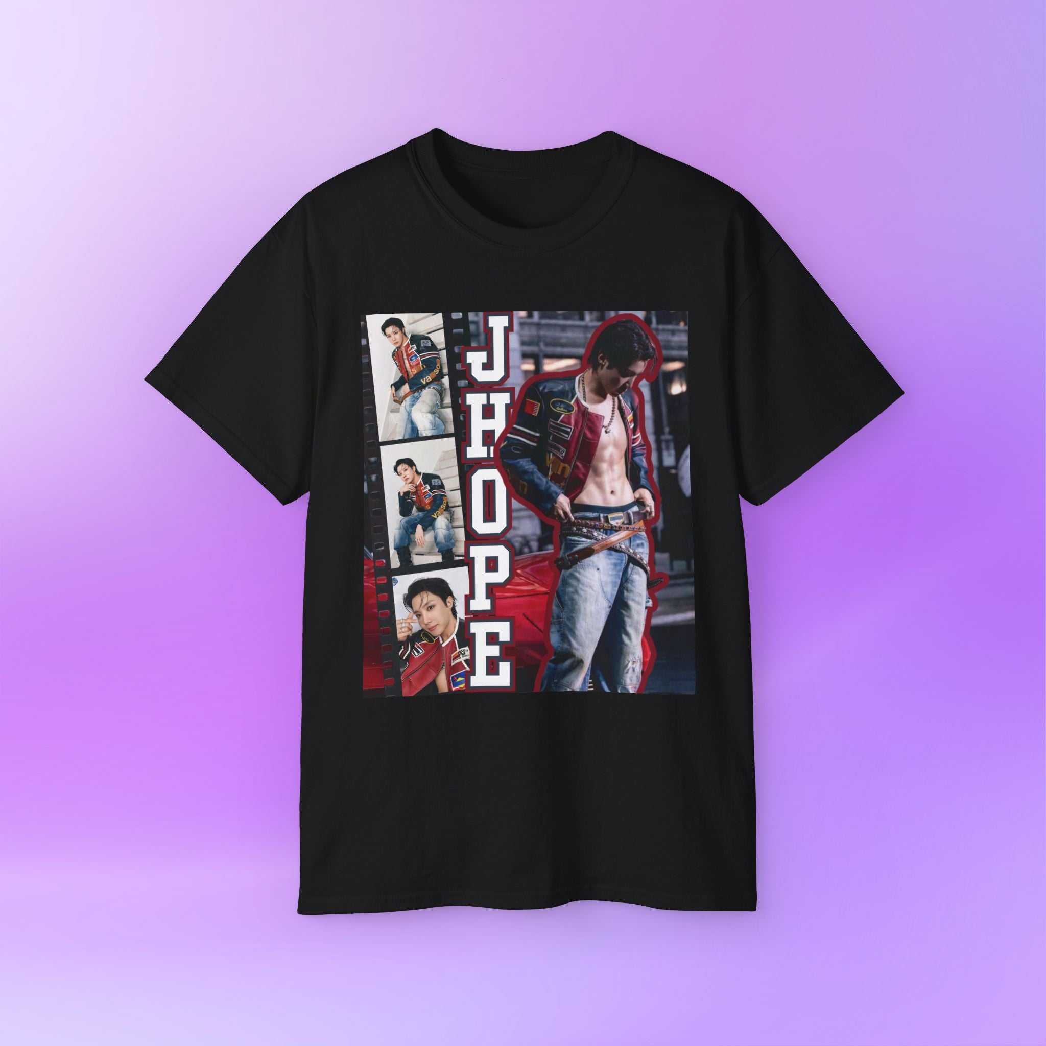 J-Hope Collage Tee Bias Bangtan Sonyeondan BTS | Unisex Graphic Cotton T-Shirt