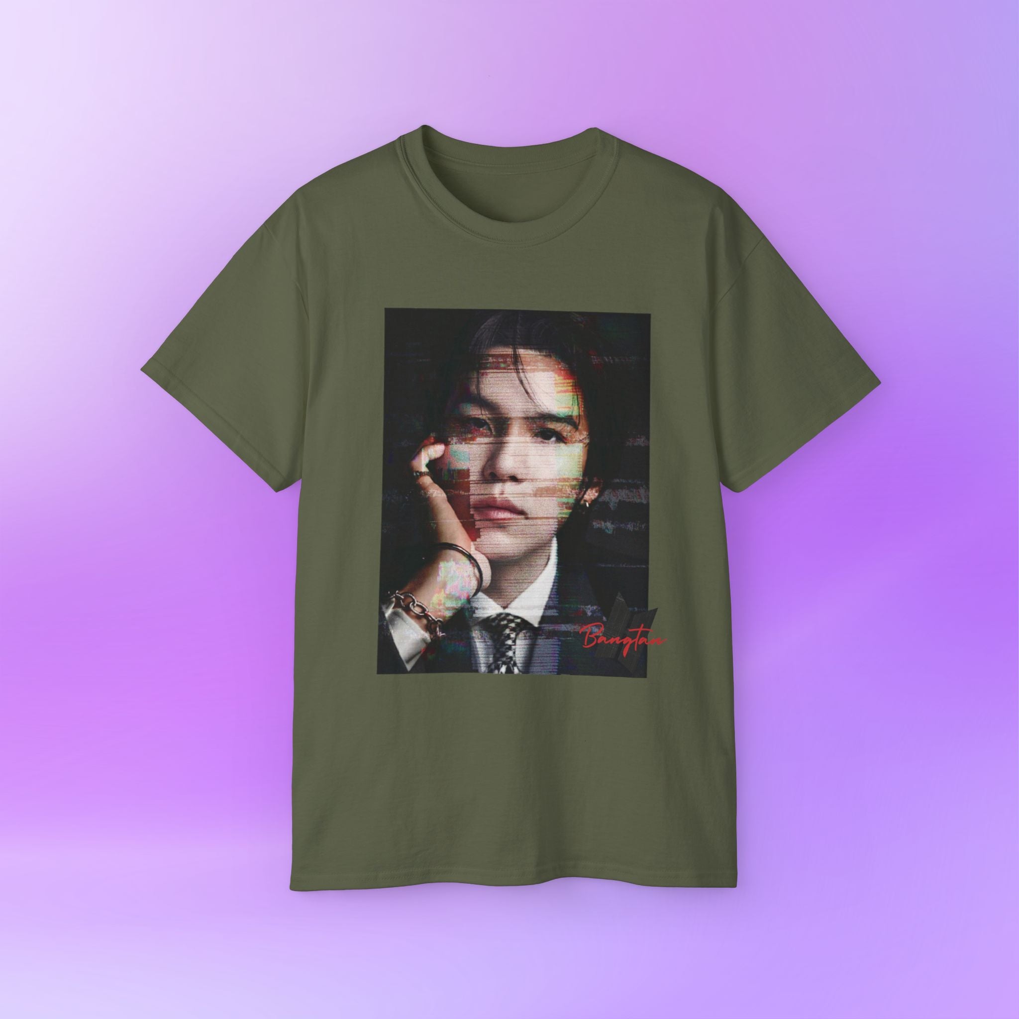 Suga - Yoongi Min Tee Bias Bangtan Sonyeondan BTS | Unisex Graphic Cotton T-Shirt