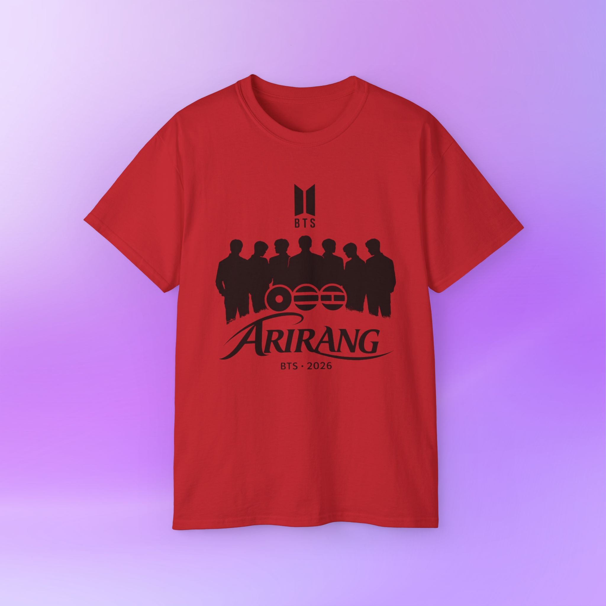 BTS World Tour 2026 Arirang Print | Unisex Graphic Cotton T-Shirt