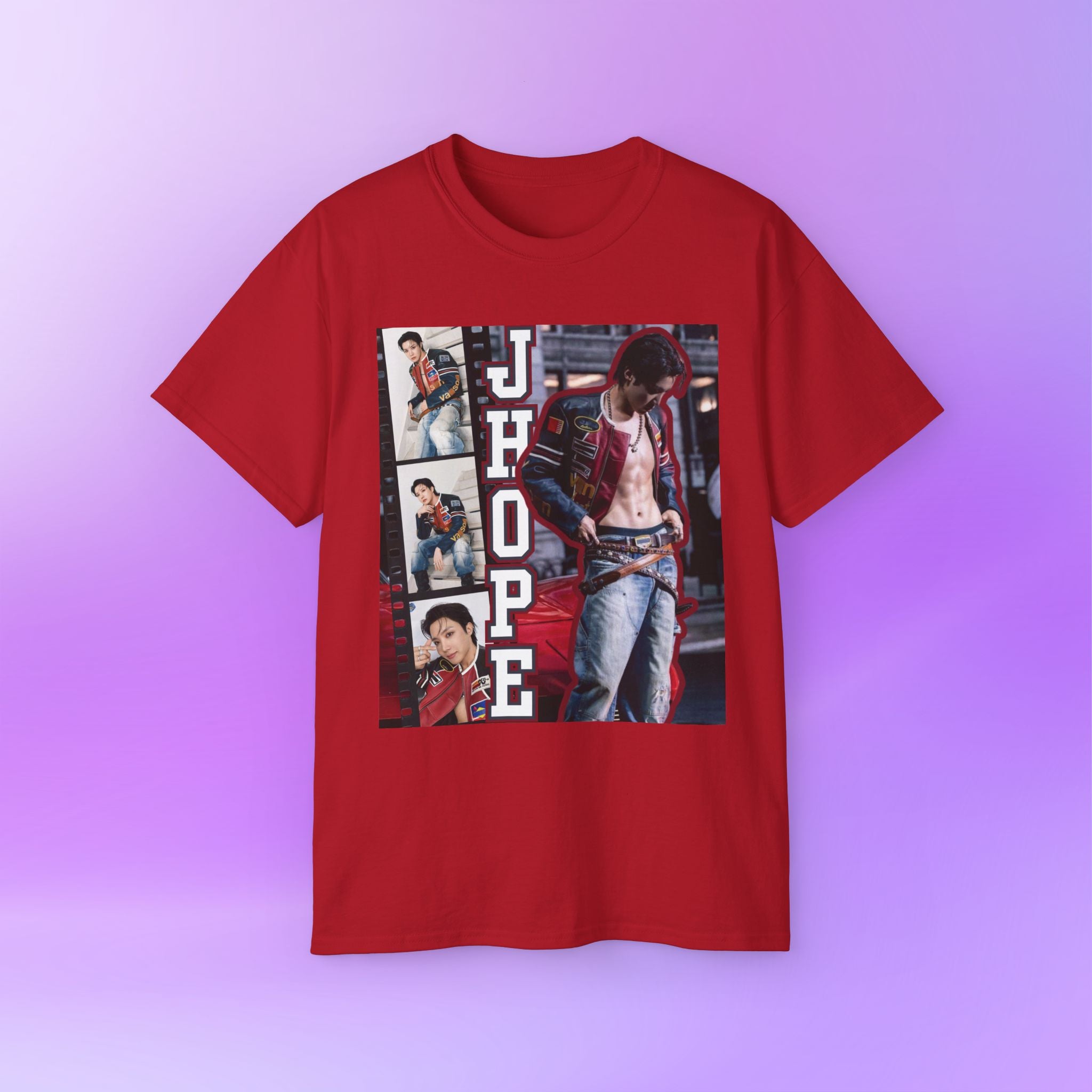 J-Hope Collage Tee Bias Bangtan Sonyeondan BTS | Unisex Graphic Cotton T-Shirt