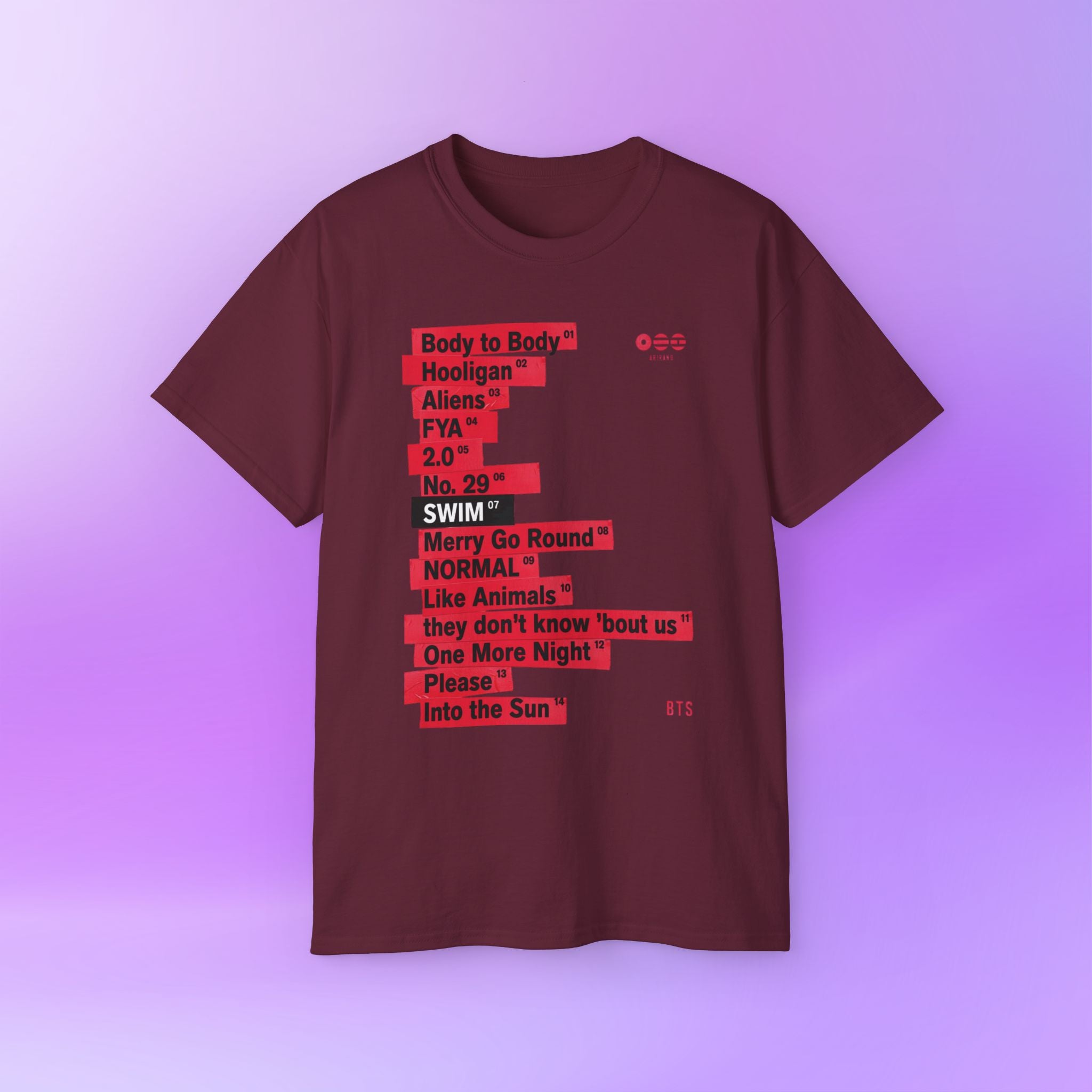 Arirang Album Bangtan Sonyeondan BTS | Unisex Cotton Tee Shirt