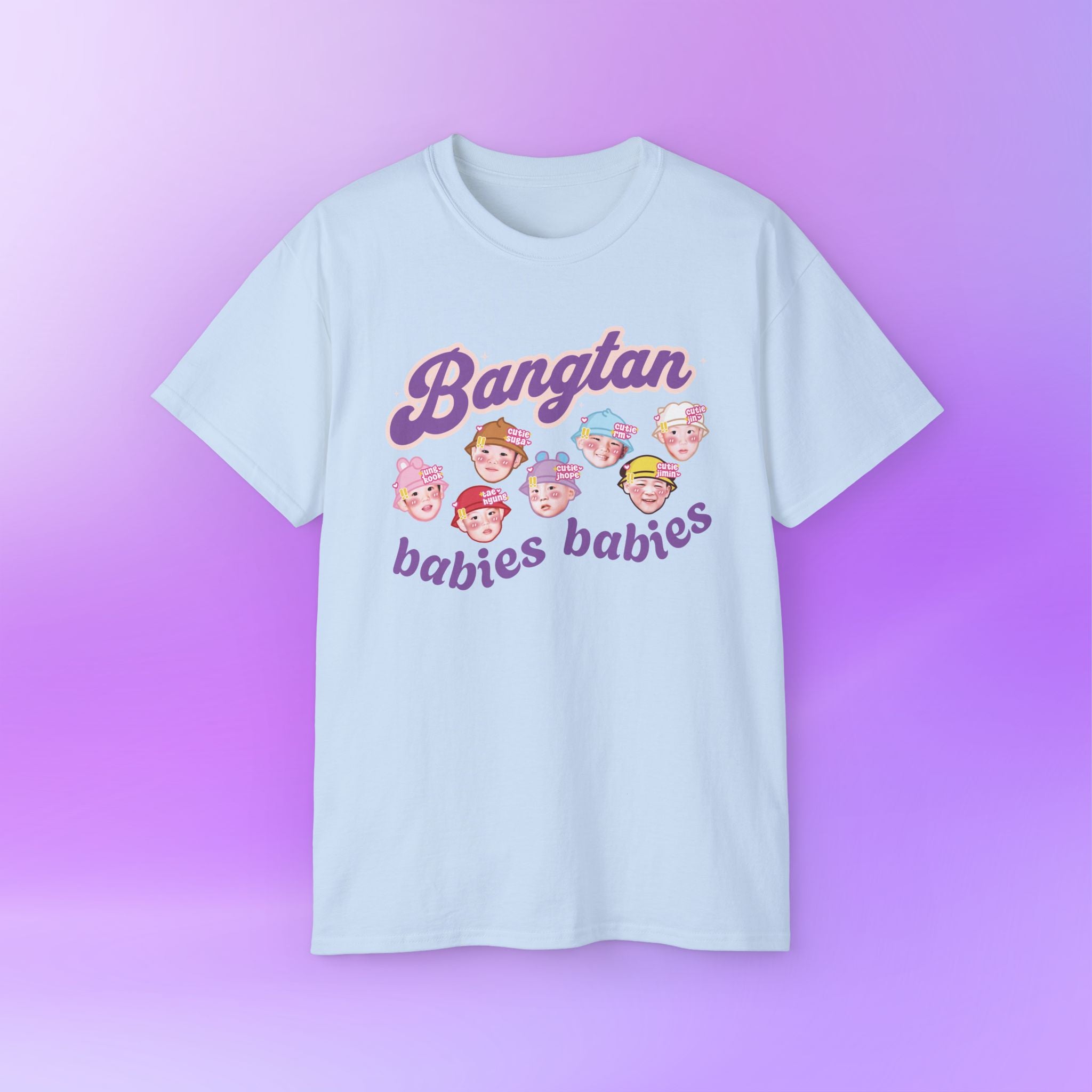Bangtan Babies BTS Print | Unisex Graphic Cotton T-Shirt