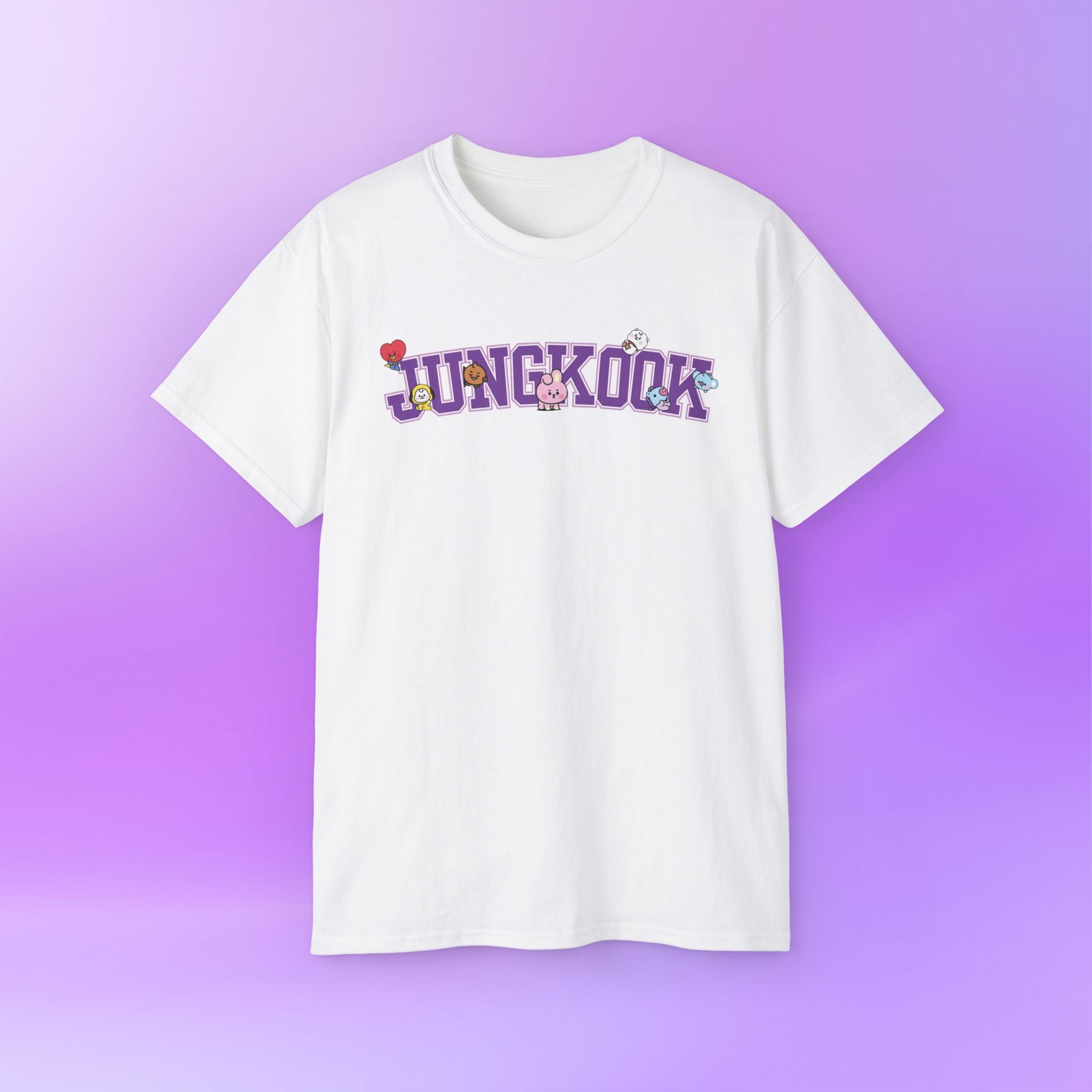 Jungkook BTS Print | Unisex Graphic Cotton T-Shirt