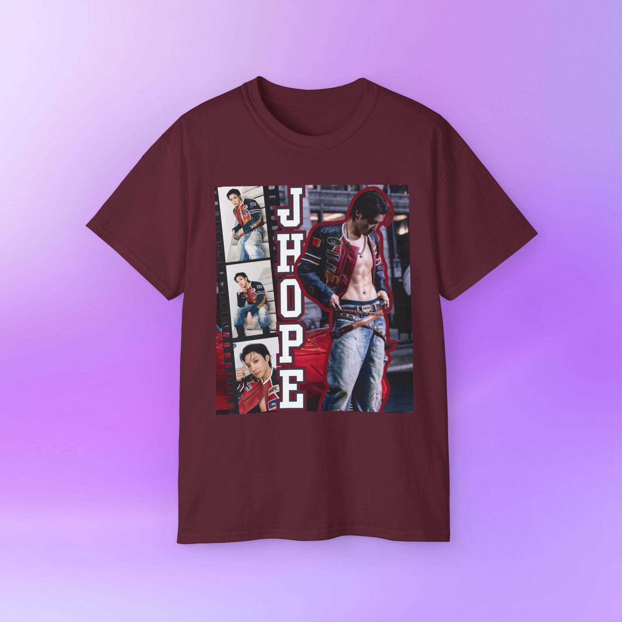 J-Hope Collage Tee Bias Bangtan Sonyeondan BTS | Unisex Graphic Cotton T-Shirt