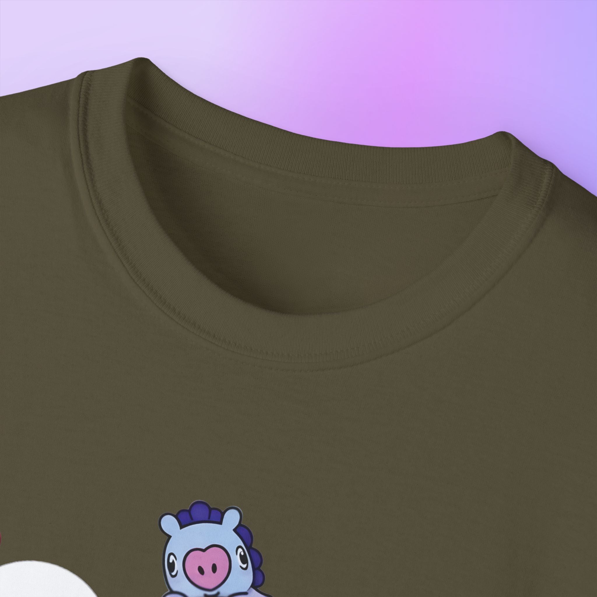 Arirang Bangtan Sonyeondan BTS, bt21 Cute Print | Unisex Cotton Tee Shirt