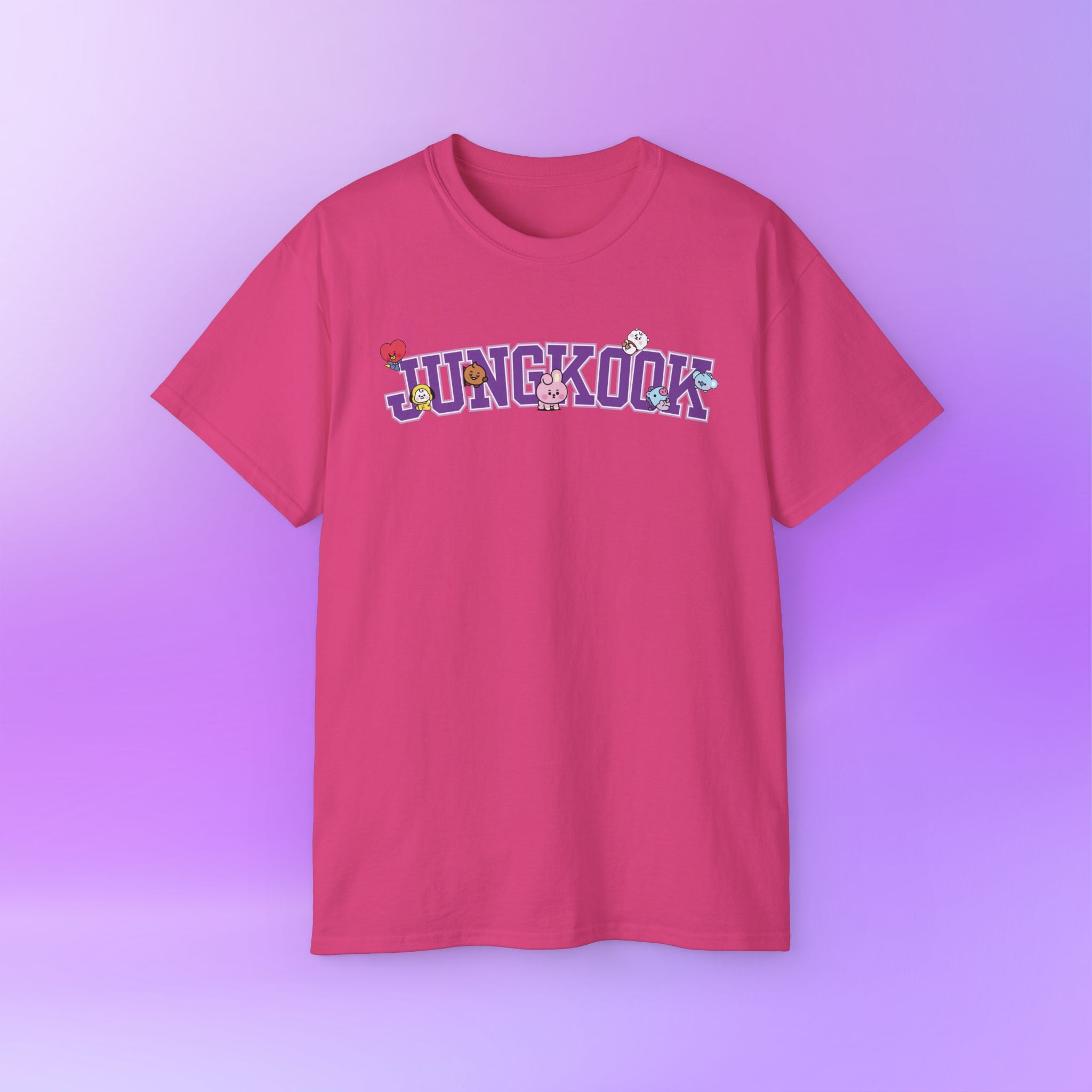 Jungkook BTS Print | Unisex Graphic Cotton T-Shirt