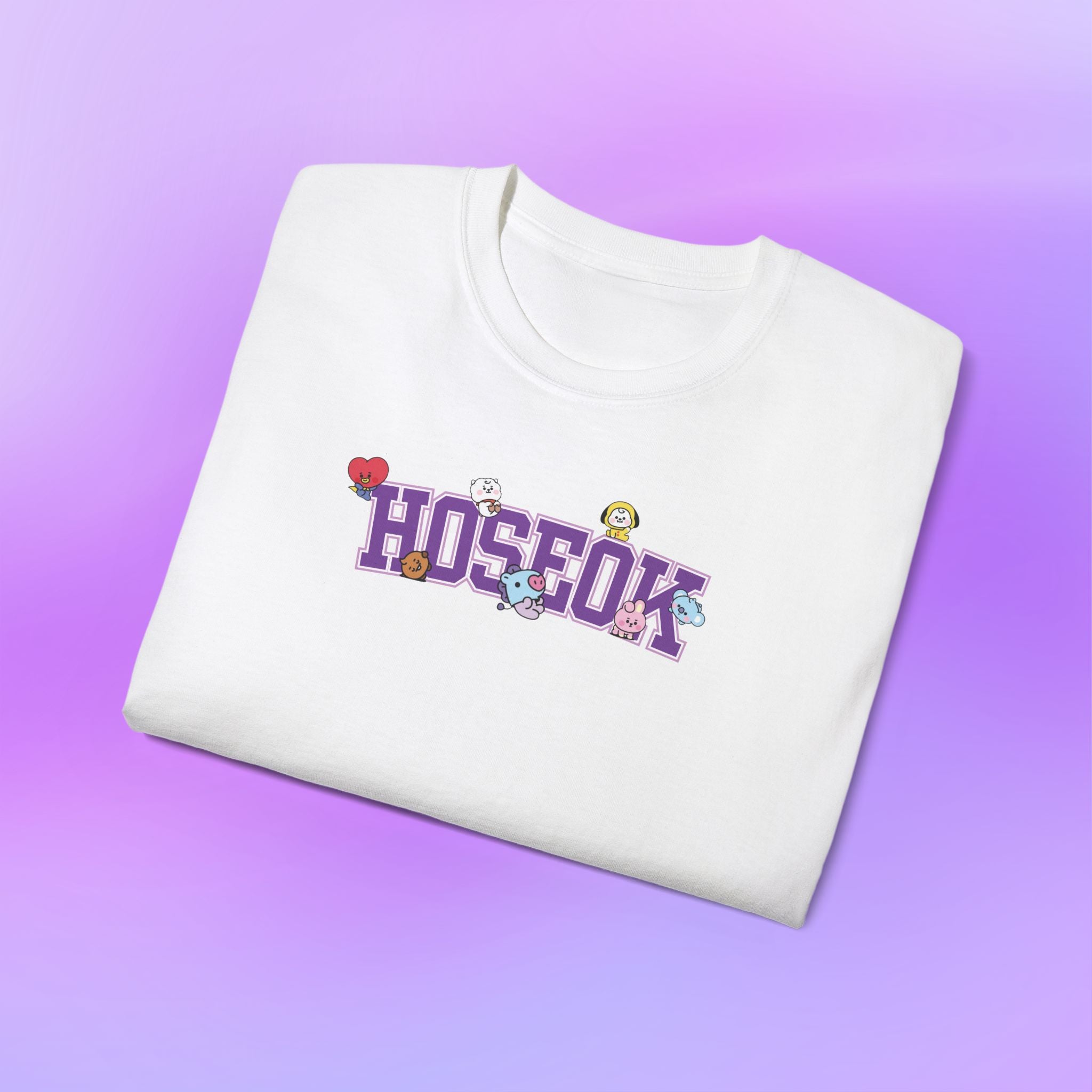 Hoseok BTS Print | Unisex Graphic Cotton T-Shirt