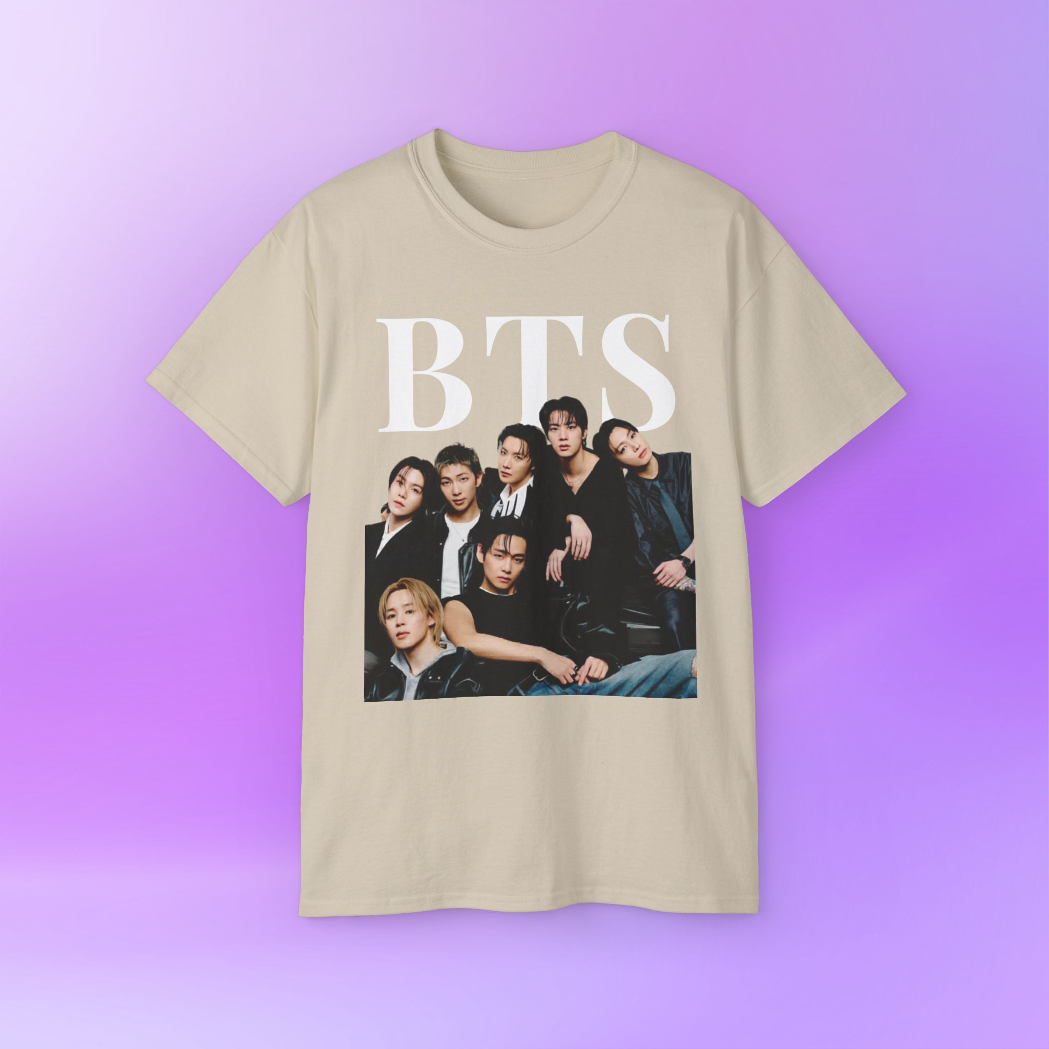 BTS Member Print Bangtan Sonyeondan | Unisex Cotton Shirt