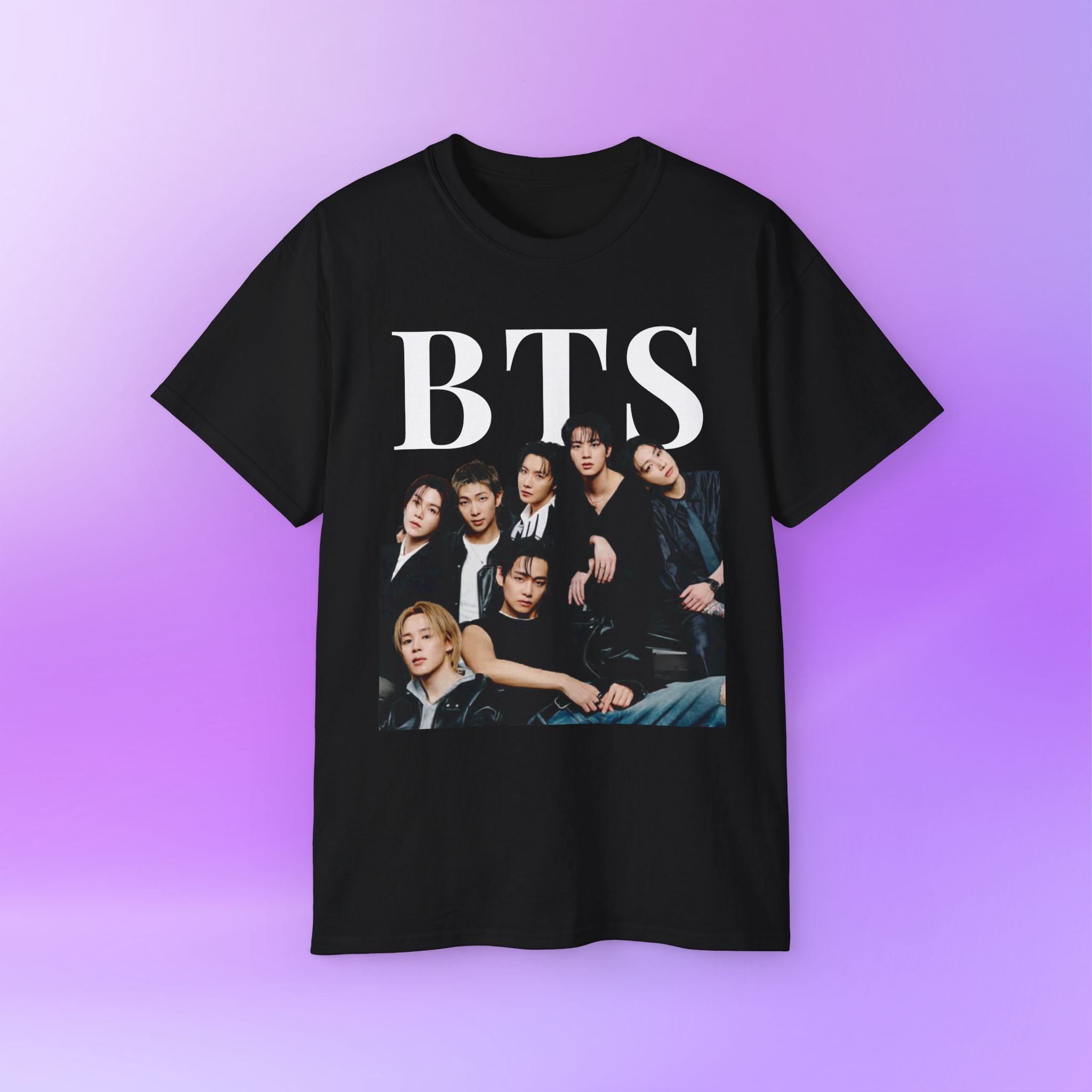 BTS Member Print Bangtan Sonyeondan | Unisex Cotton Shirt