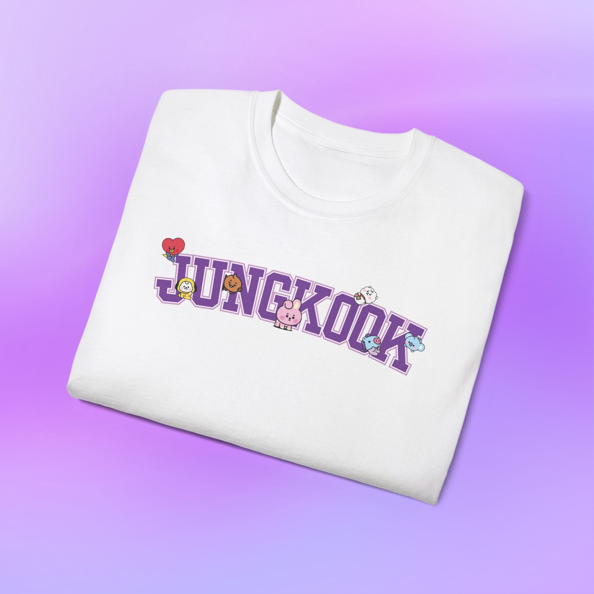 Jungkook BTS Print | Unisex Graphic Cotton T-Shirt