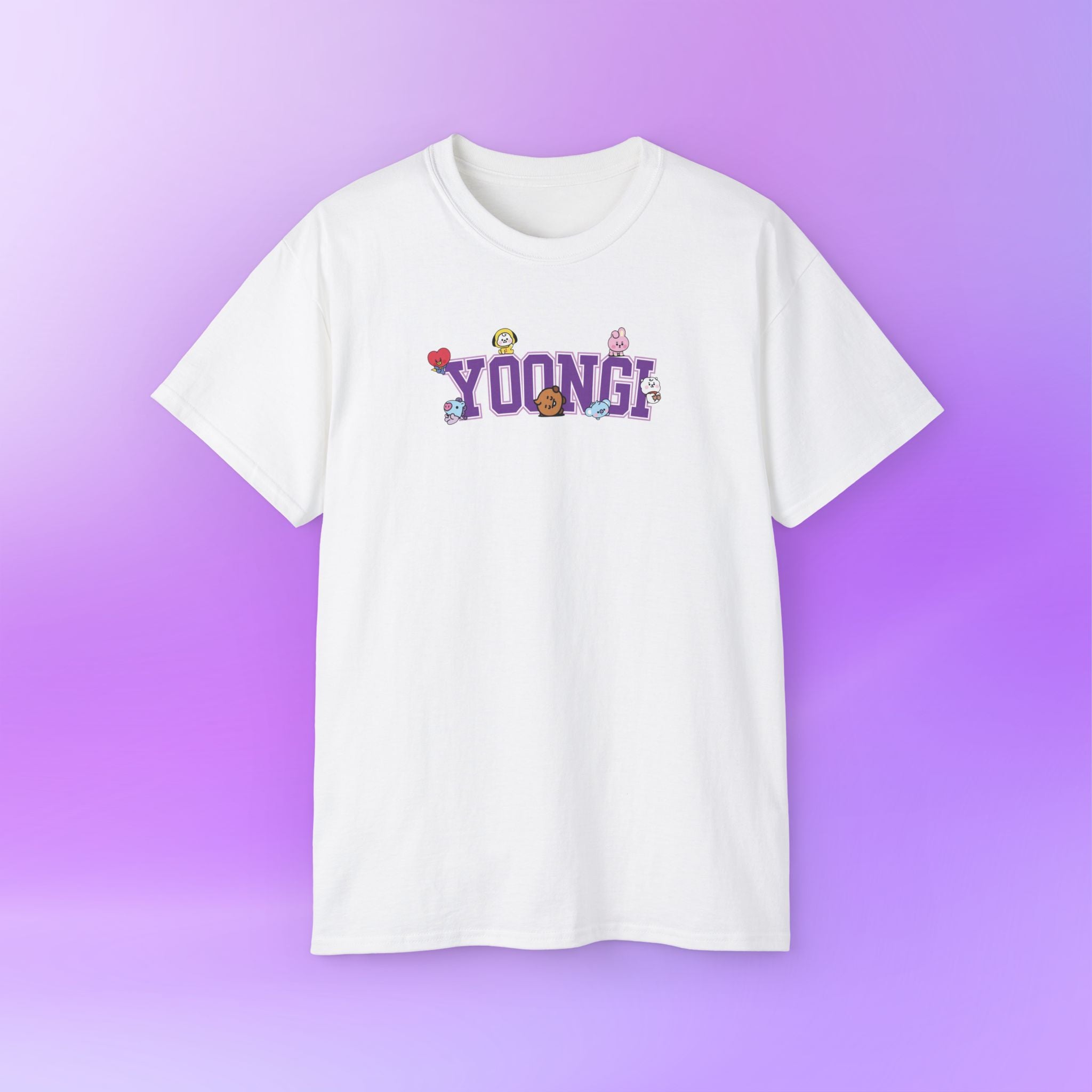 Yoongi Suga BTS Print | Unisex Graphic Cotton T-Shirt