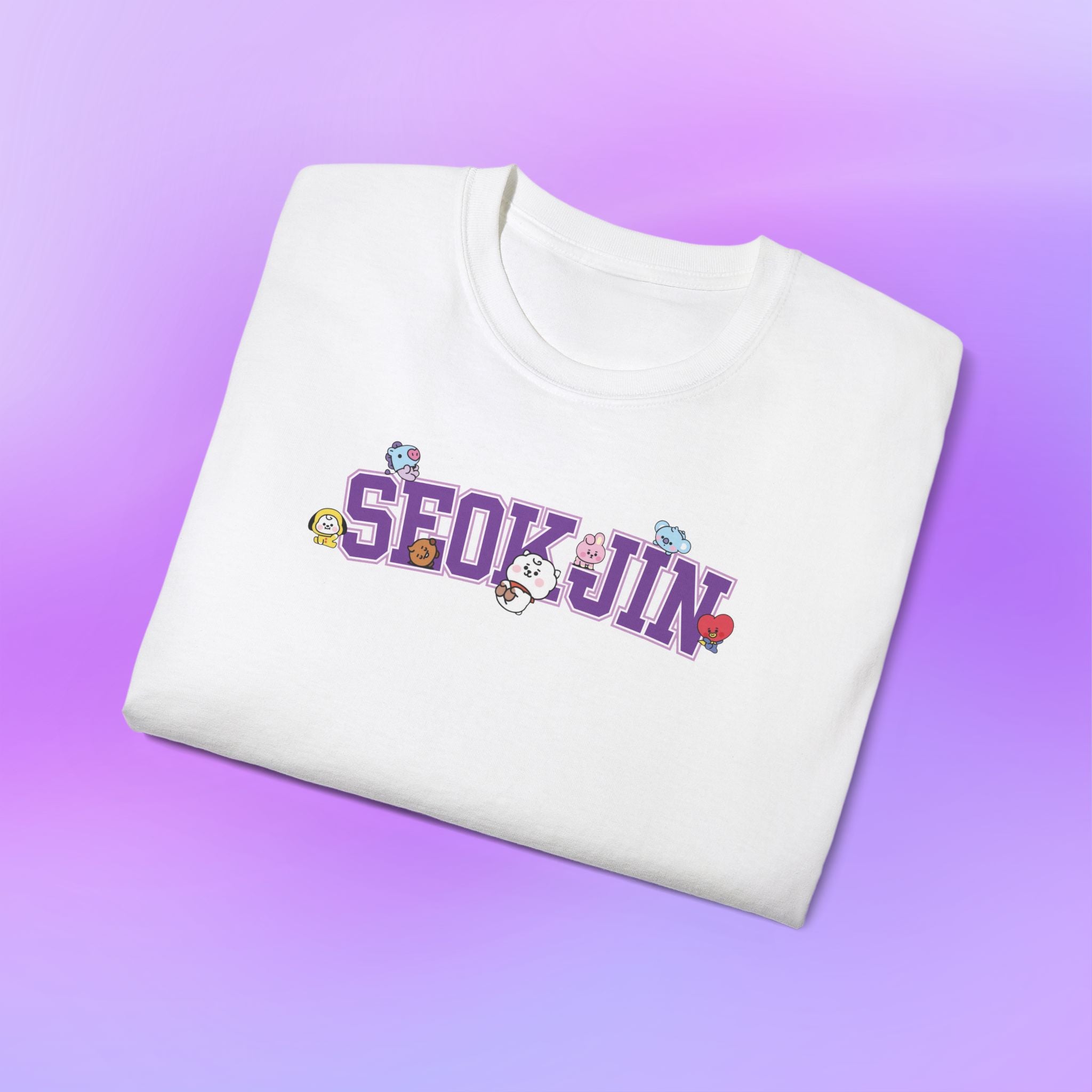 Seokjin Jin BTS Print | Unisex Graphic Cotton T-Shirt