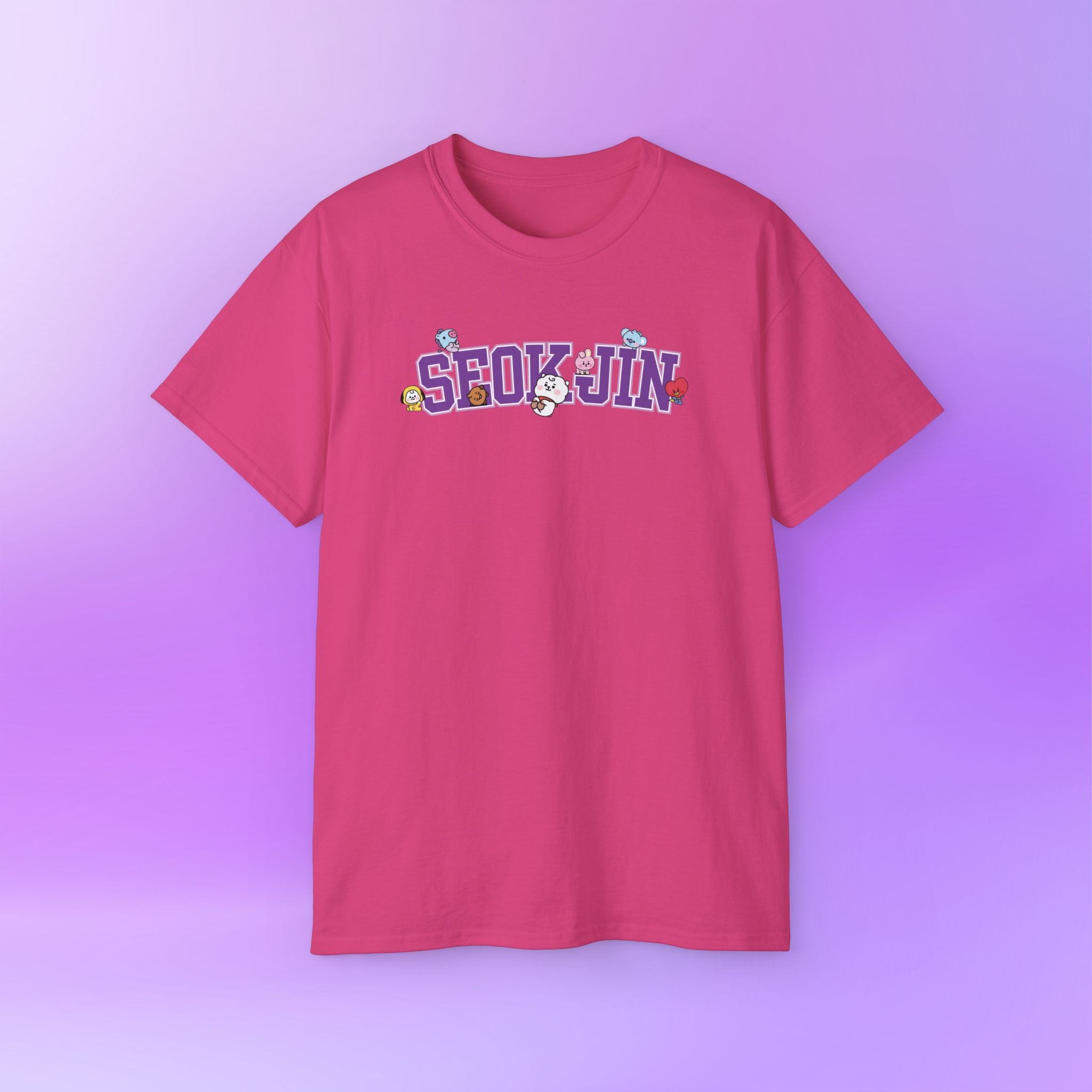 Seokjin Jin BTS Print | Unisex Graphic Cotton T-Shirt