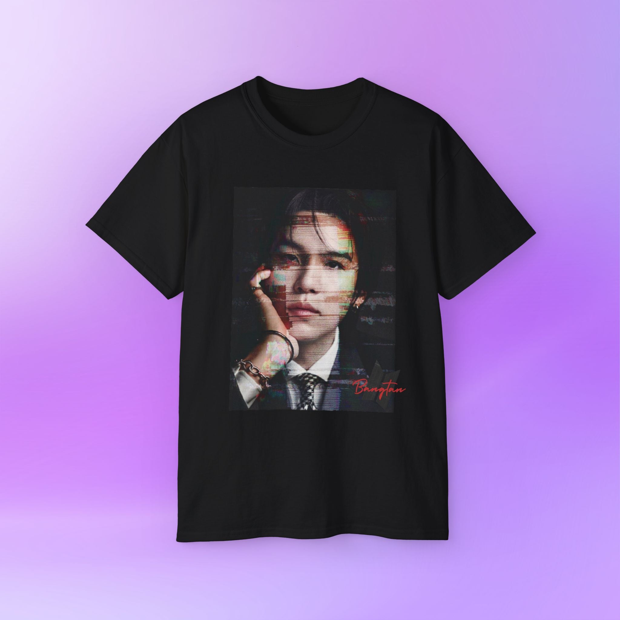 Suga - Yoongi Min Tee Bias Bangtan Sonyeondan BTS | Unisex Graphic Cotton T-Shirt