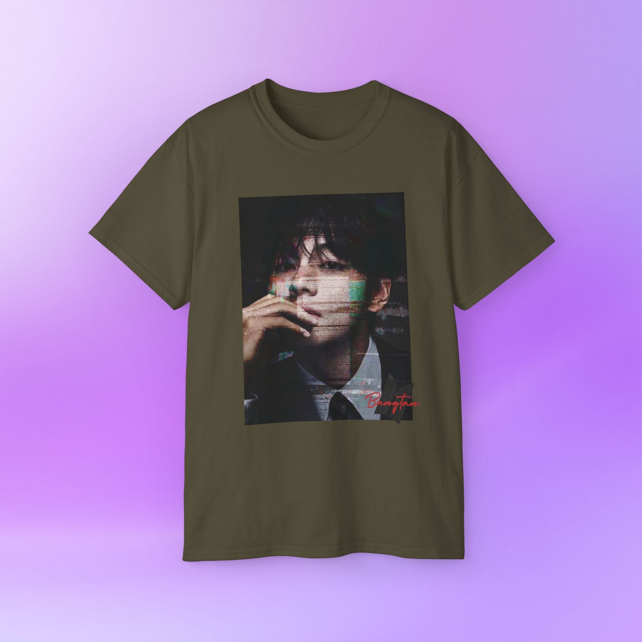 V - Taehyung Kim Tee Bias Bangtan Sonyeondan BTS | Unisex Graphic Cotton T-Shirt