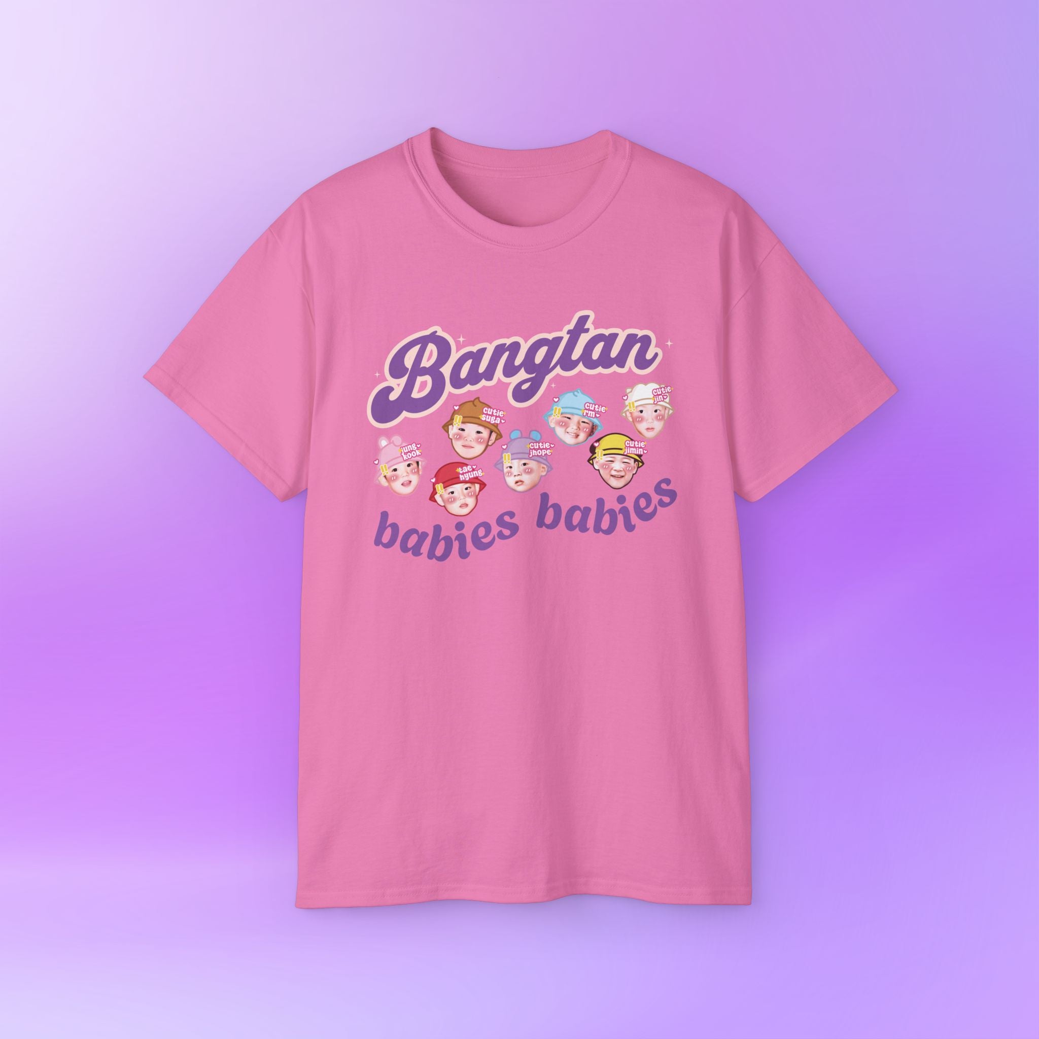 Bangtan Babies BTS Print | Unisex Graphic Cotton T-Shirt