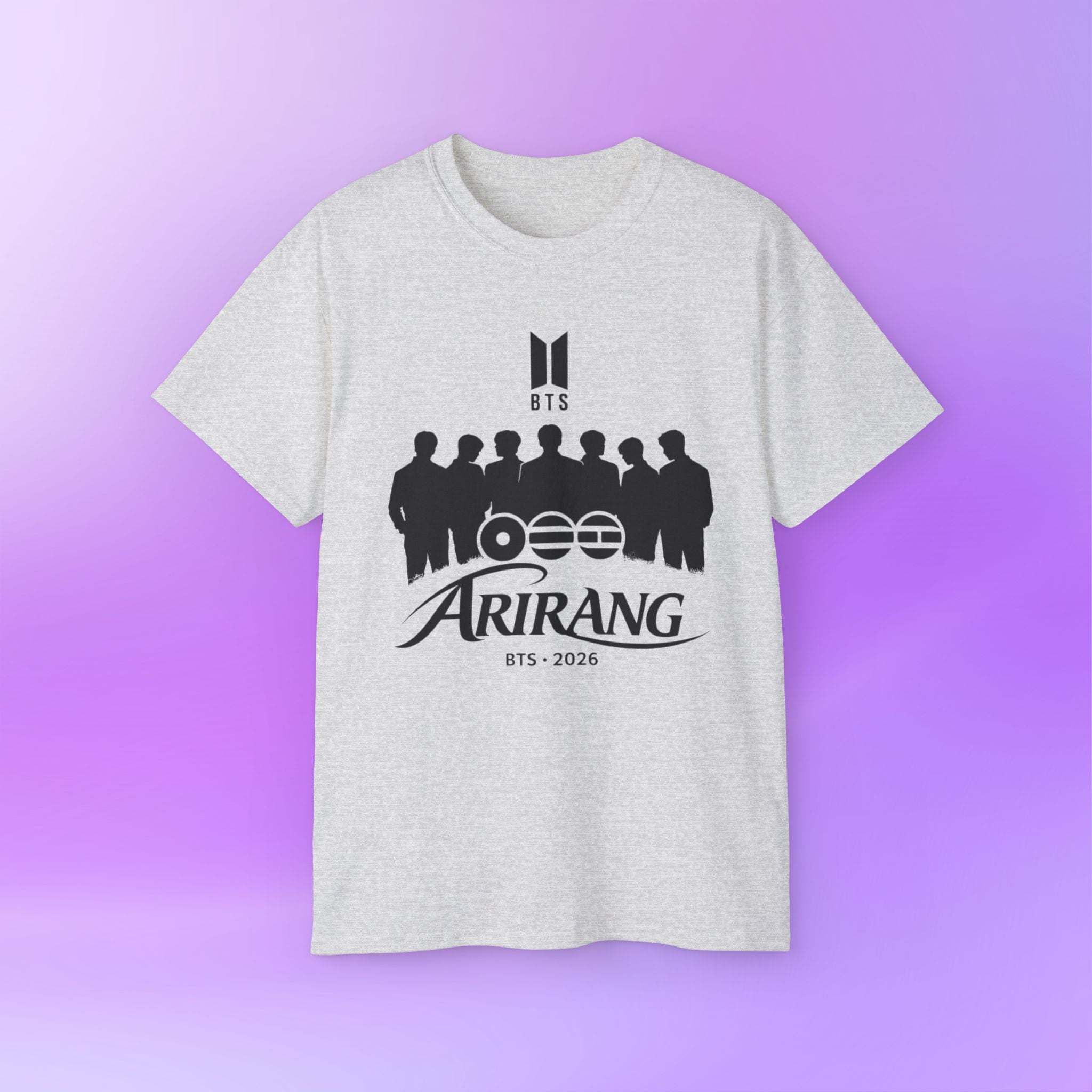 BTS World Tour 2026 Arirang Print | Unisex Graphic Cotton T-Shirt