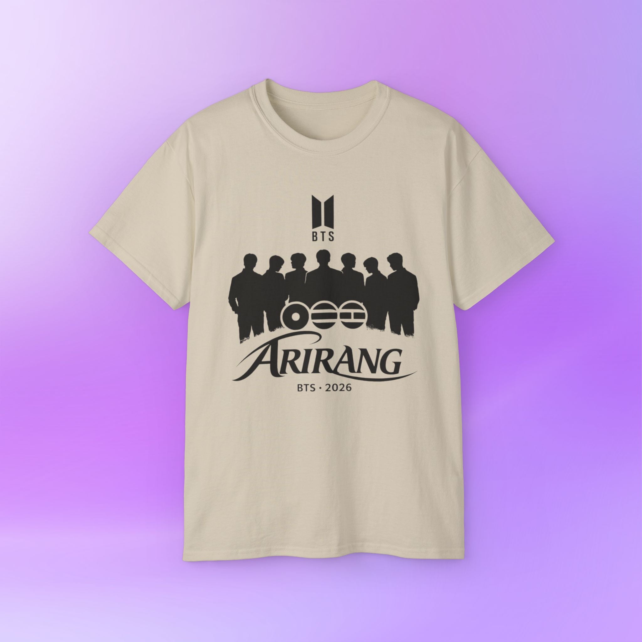 BTS World Tour 2026 Arirang Print | Unisex Graphic Cotton T-Shirt