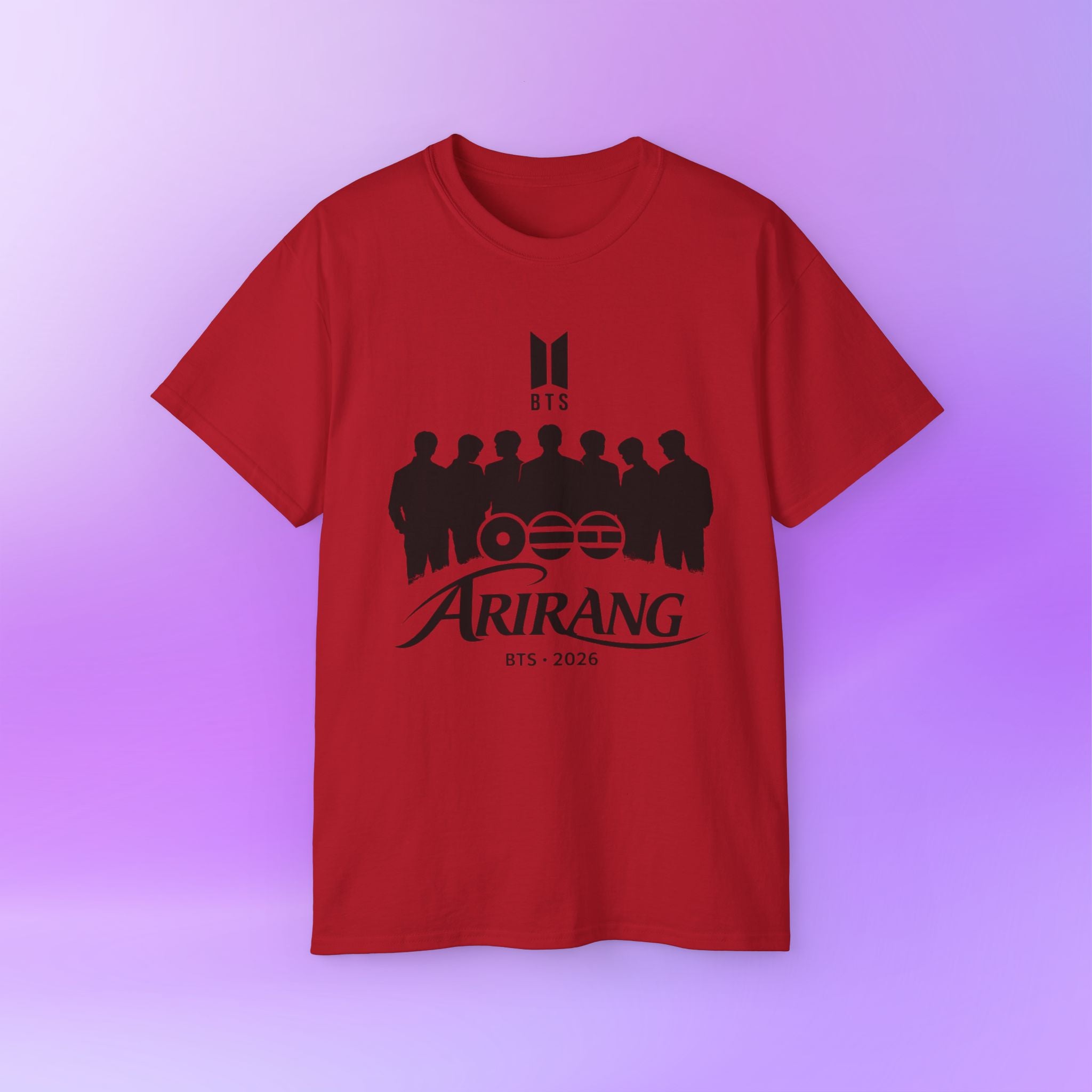 BTS World Tour 2026 Arirang Print | Unisex Graphic Cotton T-Shirt
