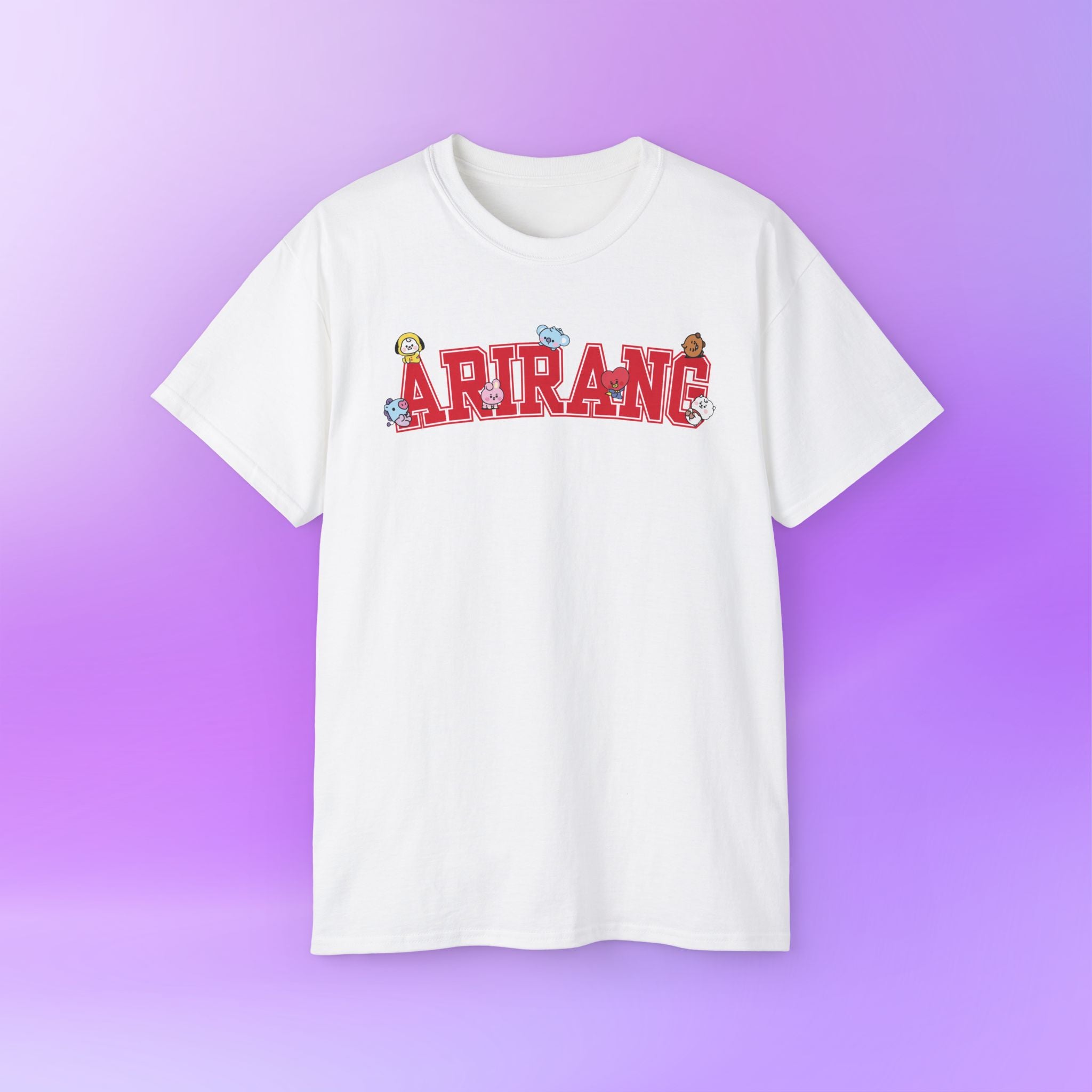 BTS World Tour 2026 Arirang Print | Unisex Graphic Cotton T-Shirt