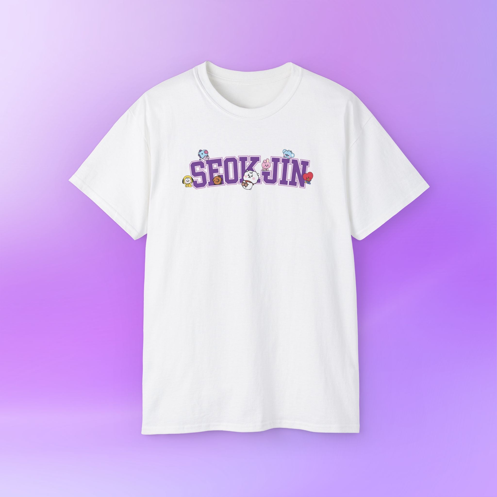 Seokjin Jin BTS Print | Unisex Graphic Cotton T-Shirt