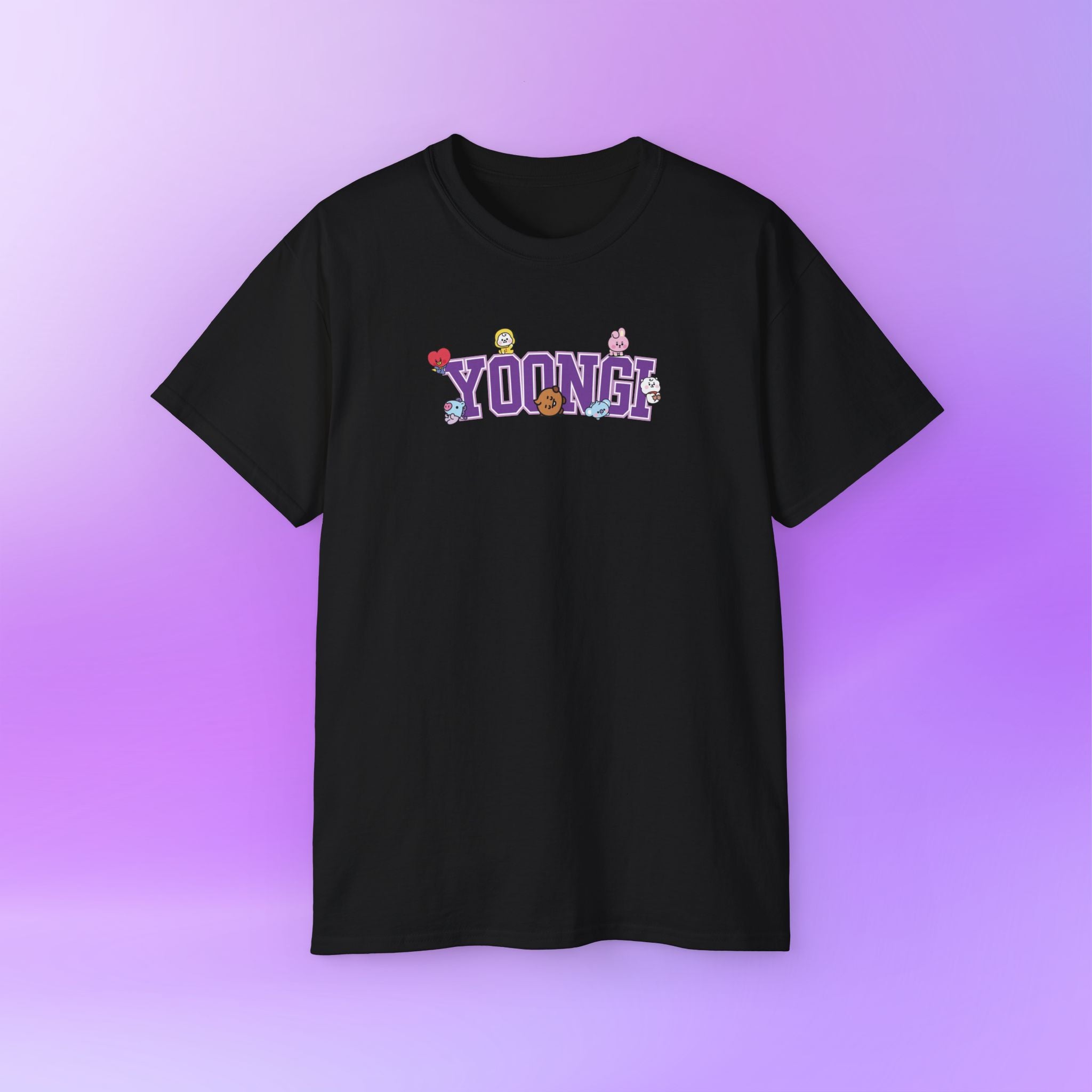 Yoongi Suga BTS Print | Unisex Graphic Cotton T-Shirt