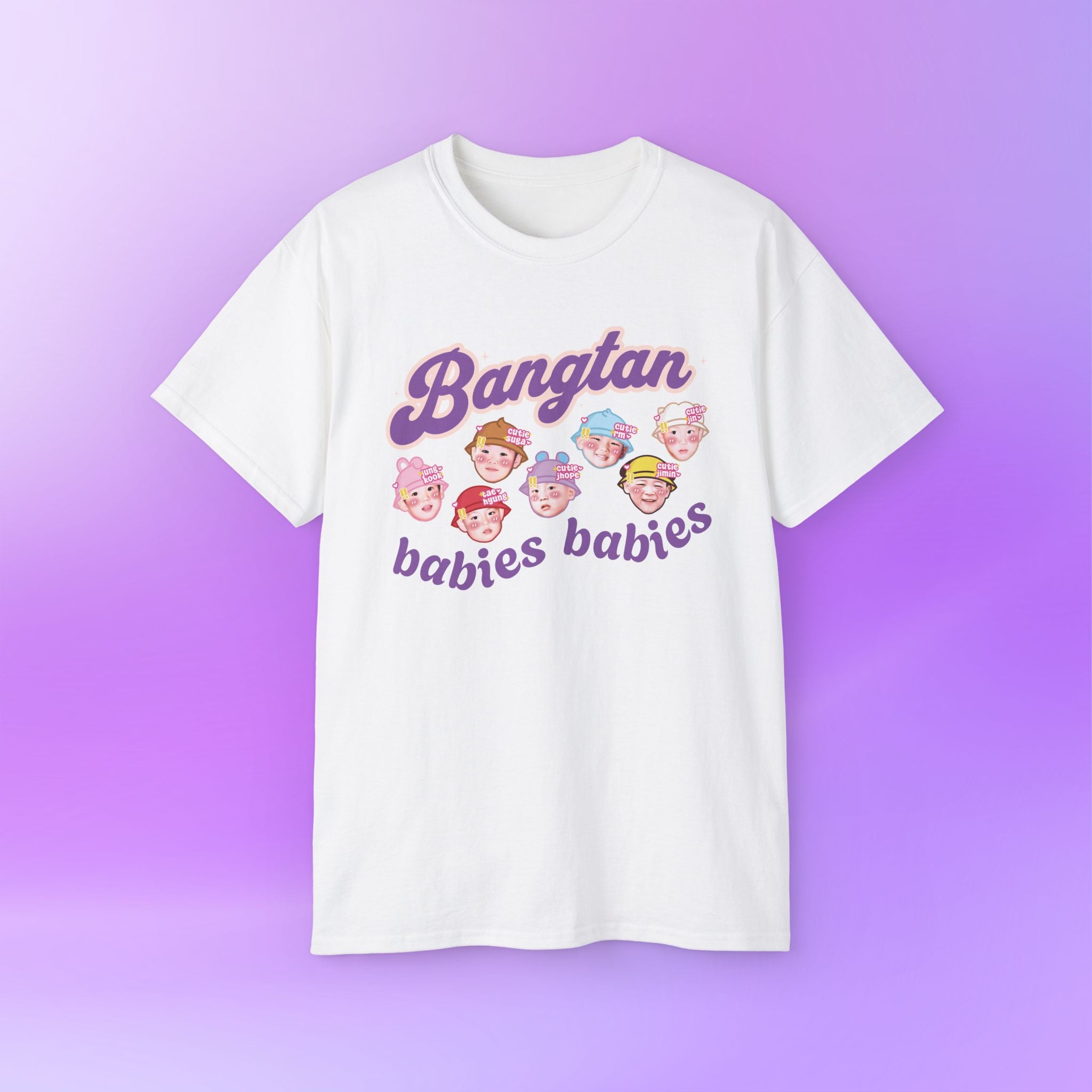 Bangtan Babies BTS Print | Unisex Graphic Cotton T-Shirt