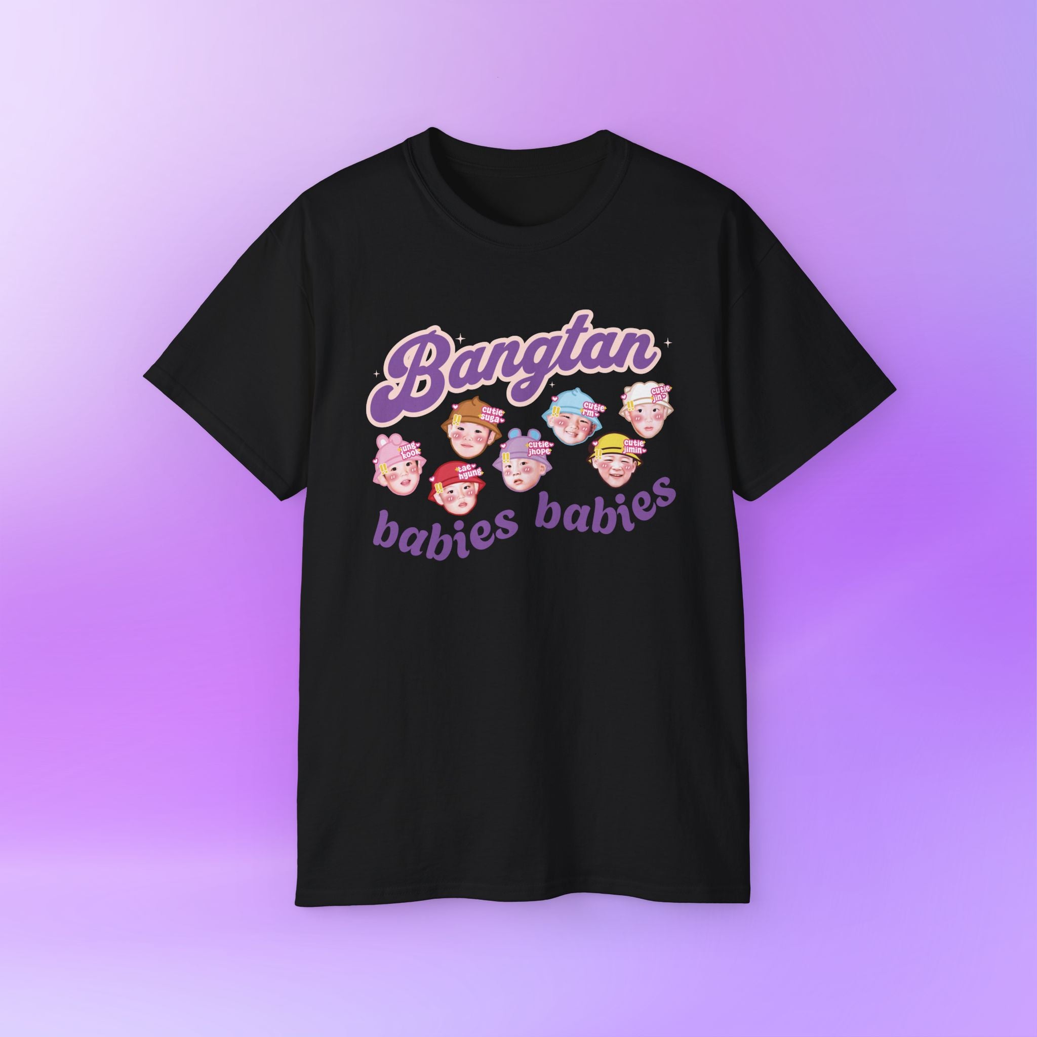 Bangtan Babies BTS Print | Unisex Graphic Cotton T-Shirt