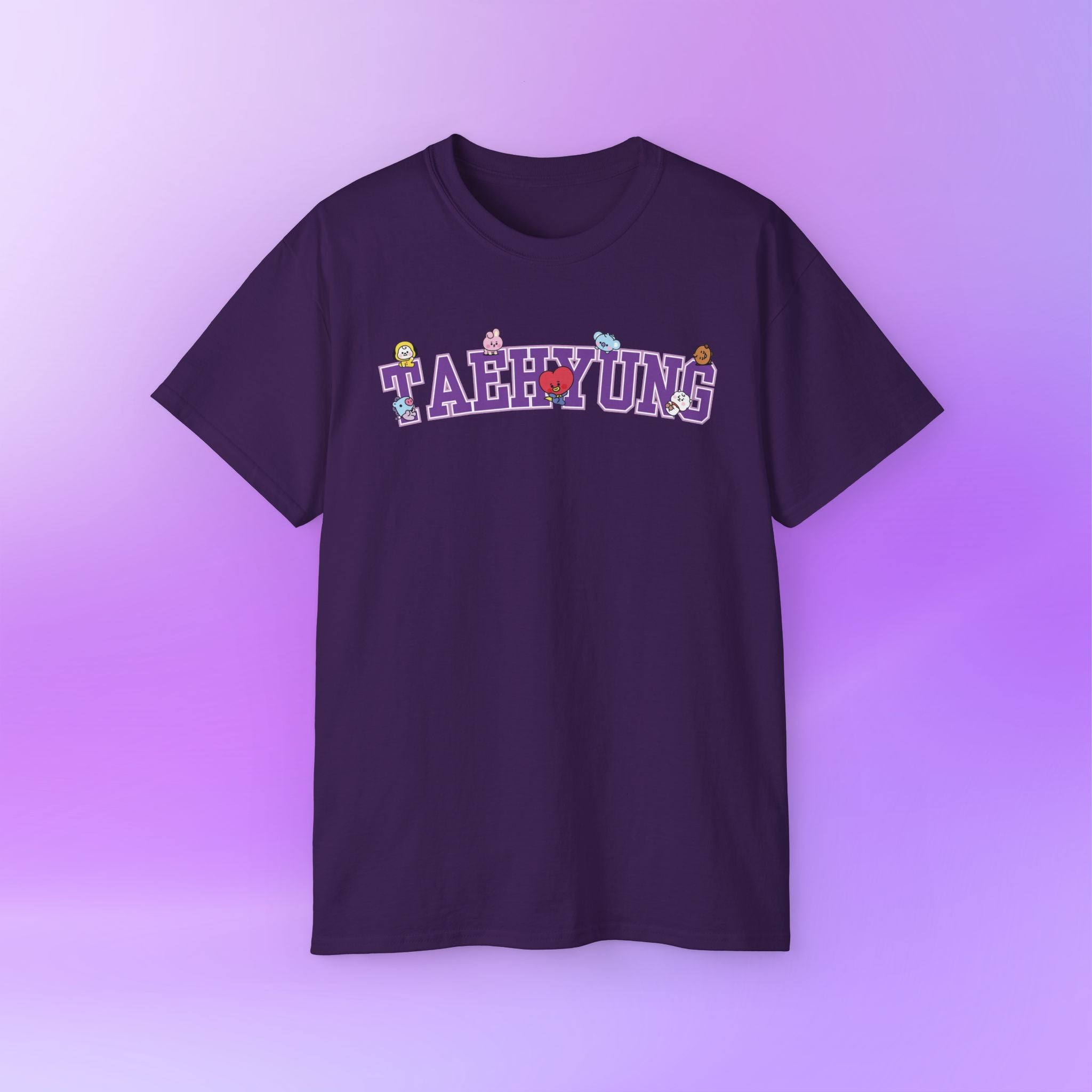 Taehyung BTS Print | Unisex Graphic Cotton T-Shirt