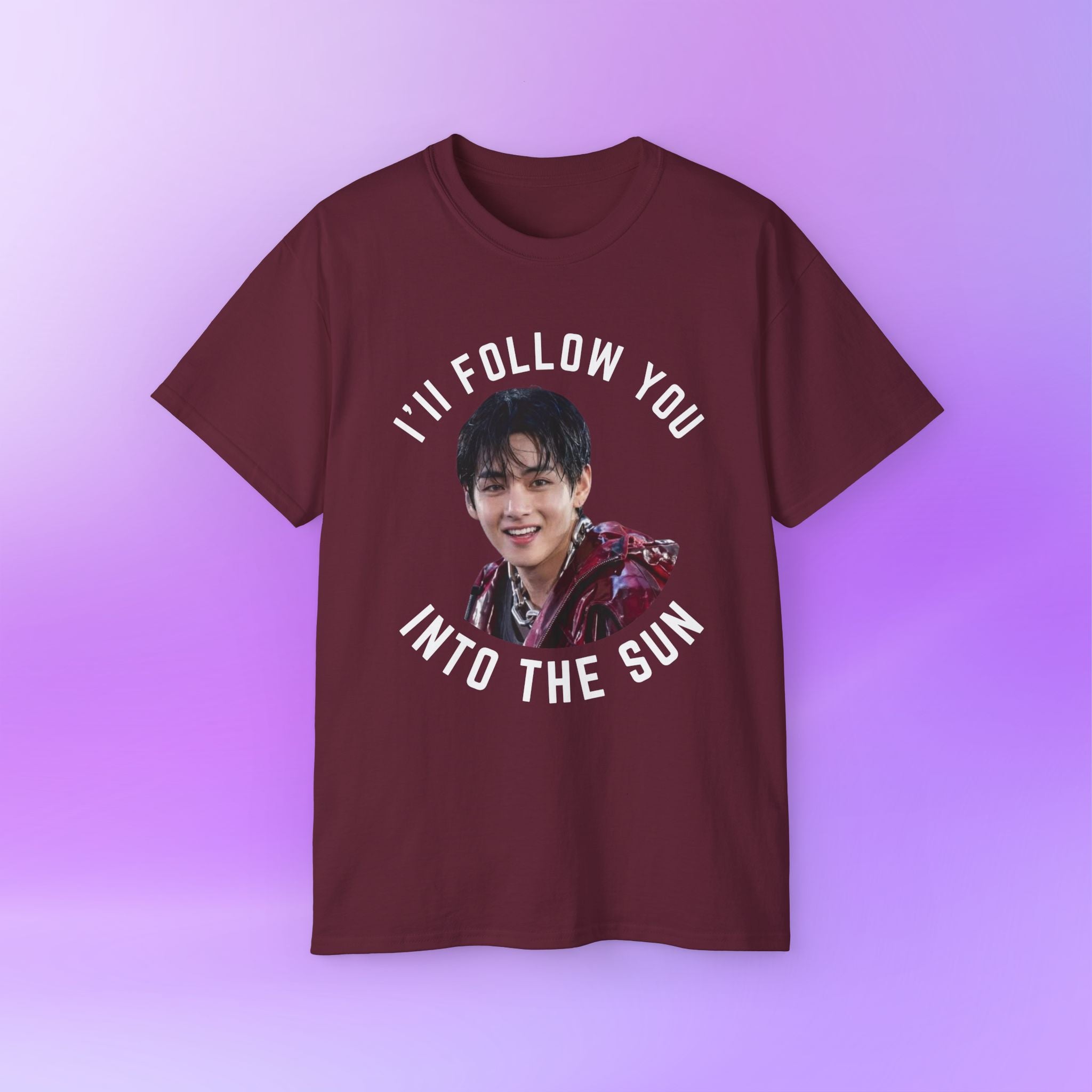 I'll Follow you into the Sun - V Taehyung thv Tee Bias Bangtan BTS | Unisex Graphic Cotton T-Shirt