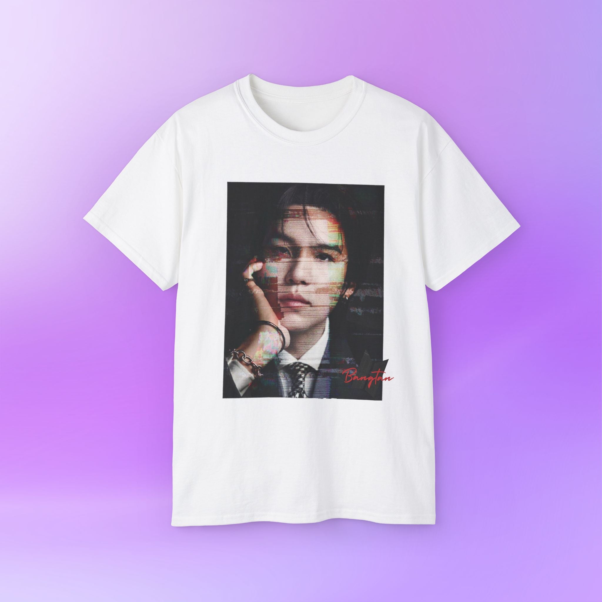 Suga - Yoongi Min Tee Bias Bangtan Sonyeondan BTS | Unisex Graphic Cotton T-Shirt