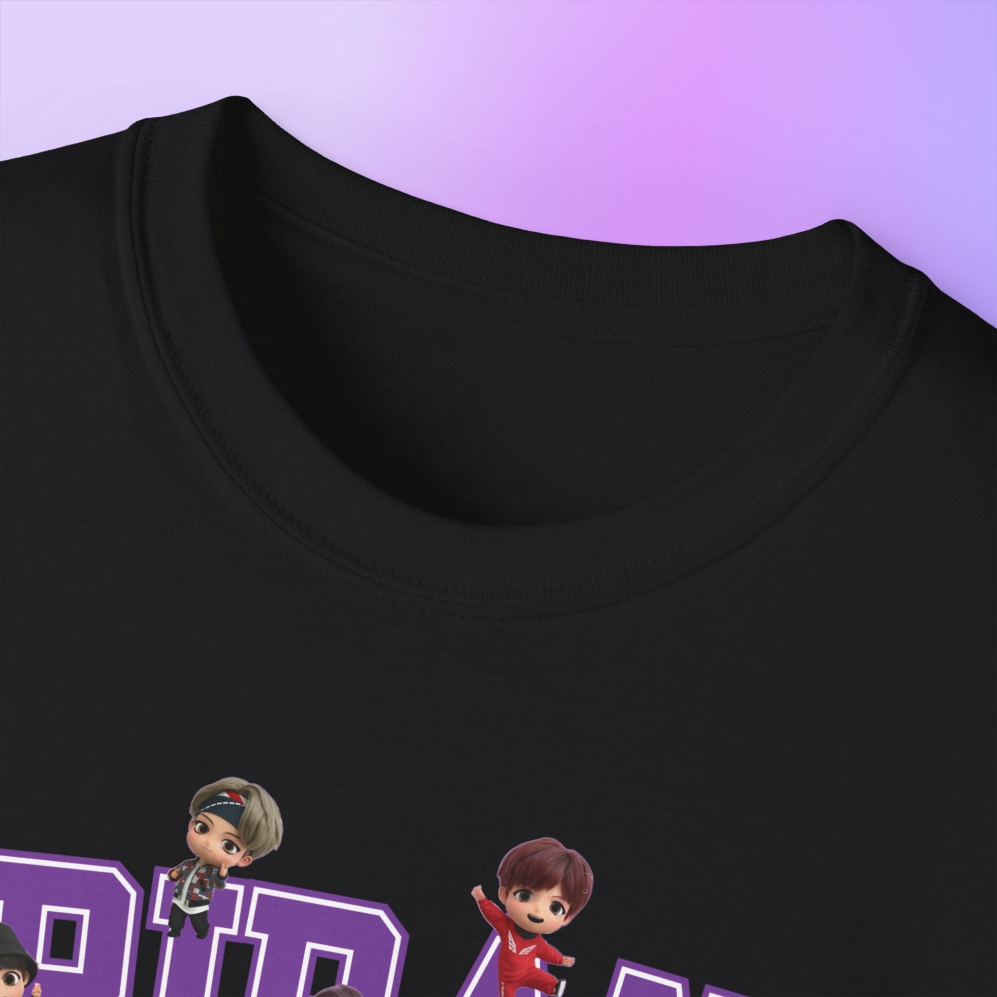 Arirang Bangtan Sonyeondan BTS, tinytan Cute Print  Unisex Cotton Tee Shirt