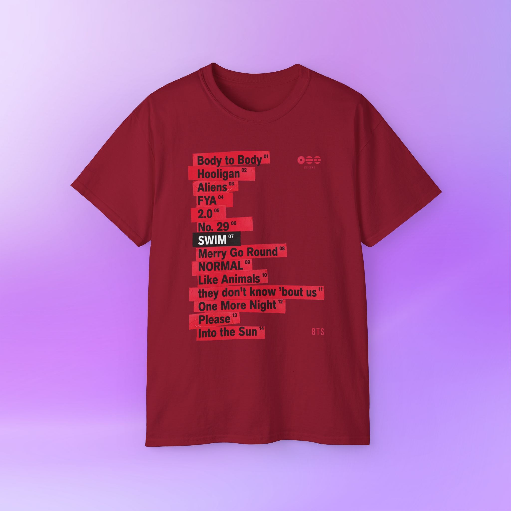 Arirang Album Bangtan Sonyeondan BTS | Unisex Cotton Tee Shirt